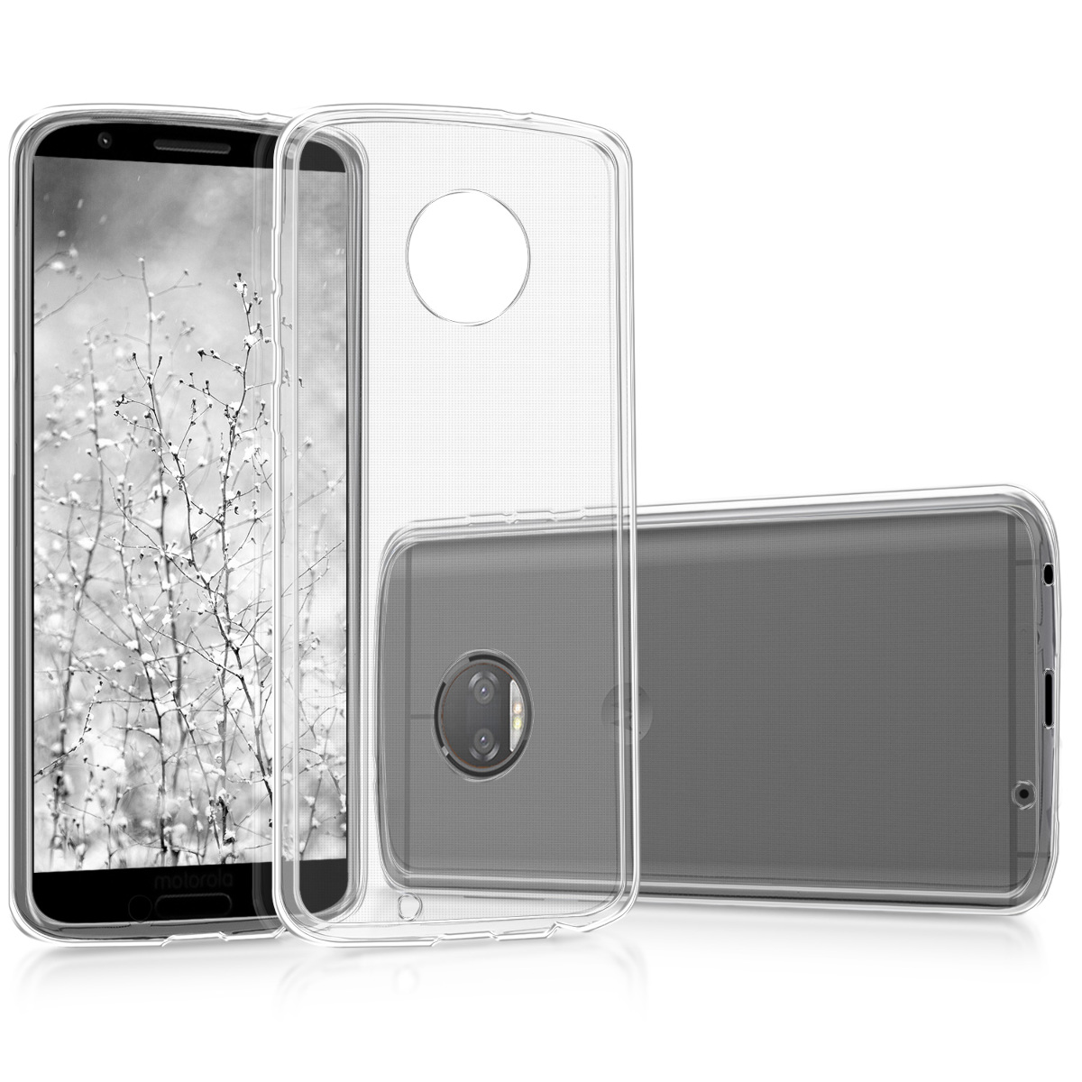 Transparentní kryt kwmobile pro Motorola Moto G6 - Transparentní