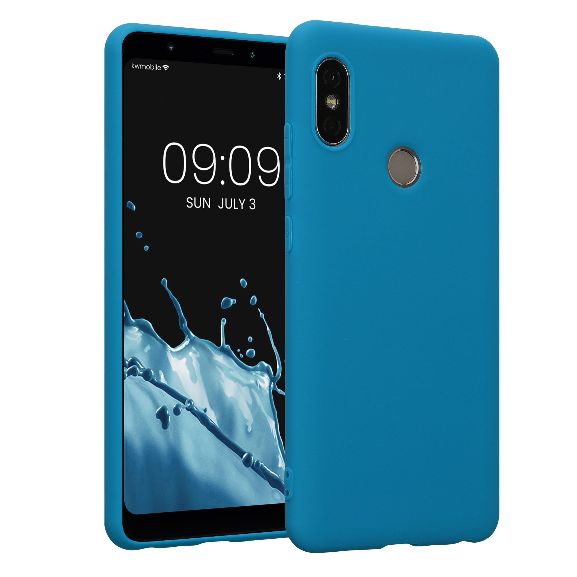 TPU kryt kwmobile pro Xiaomi Redmi Note 5 (Global Version) / Note 5 Pro - karibská modrá