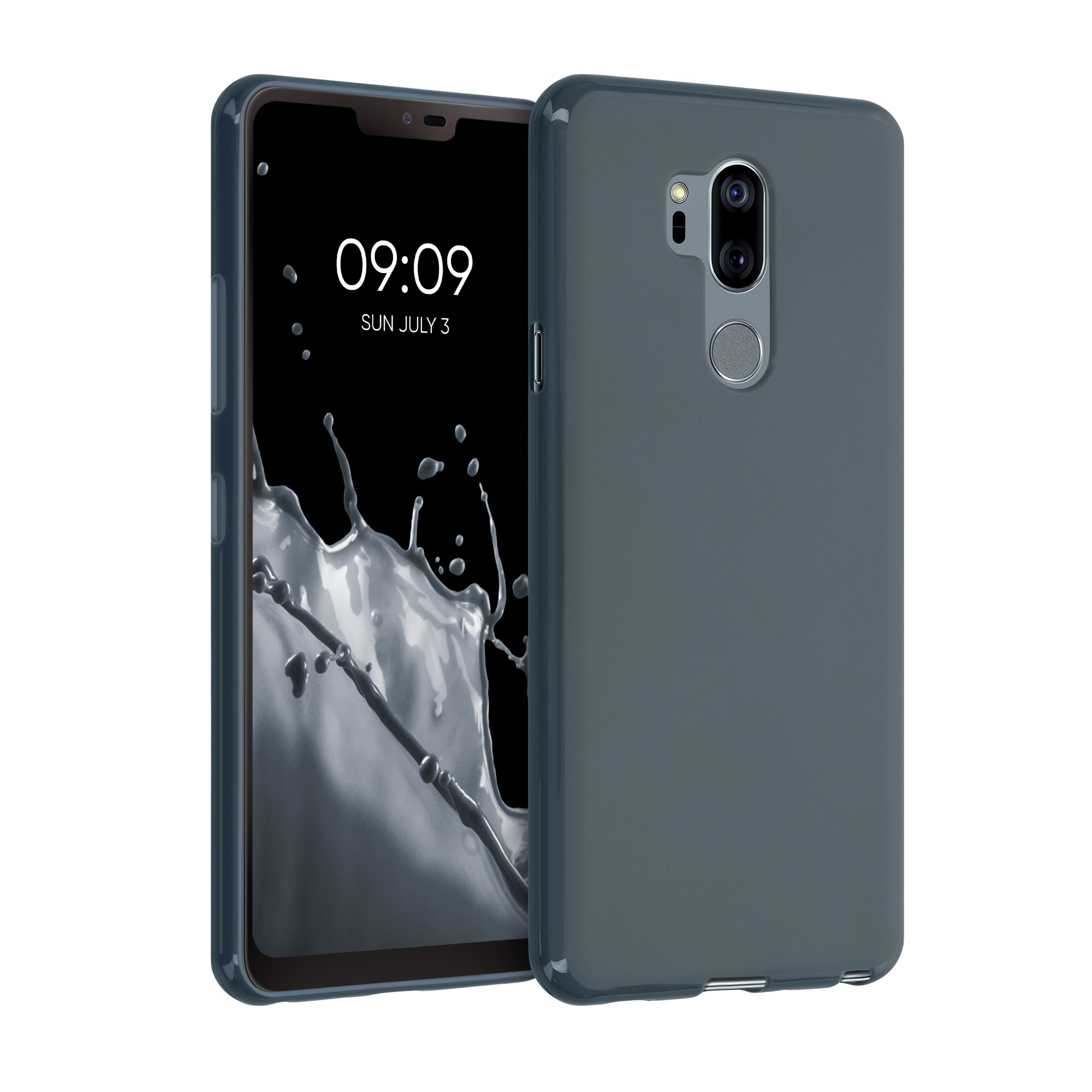Kryt na mobil LG G7 ThinQ / Fit / One kwmobile TPU tmavě břidlicový