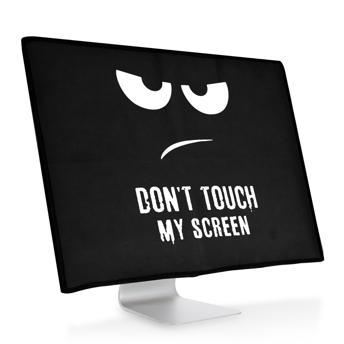 Obal na monitor 27-28" kwmobile nápis Don't Touch My Screen