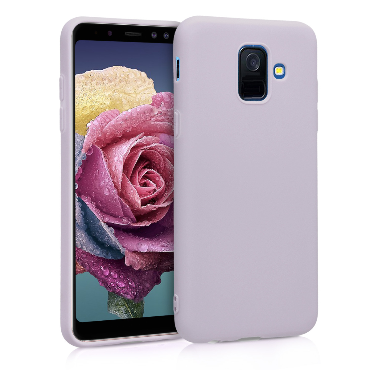 Kryt na mobil Samsung Galaxy A6 (2018) kwmobile TPU levandulový
