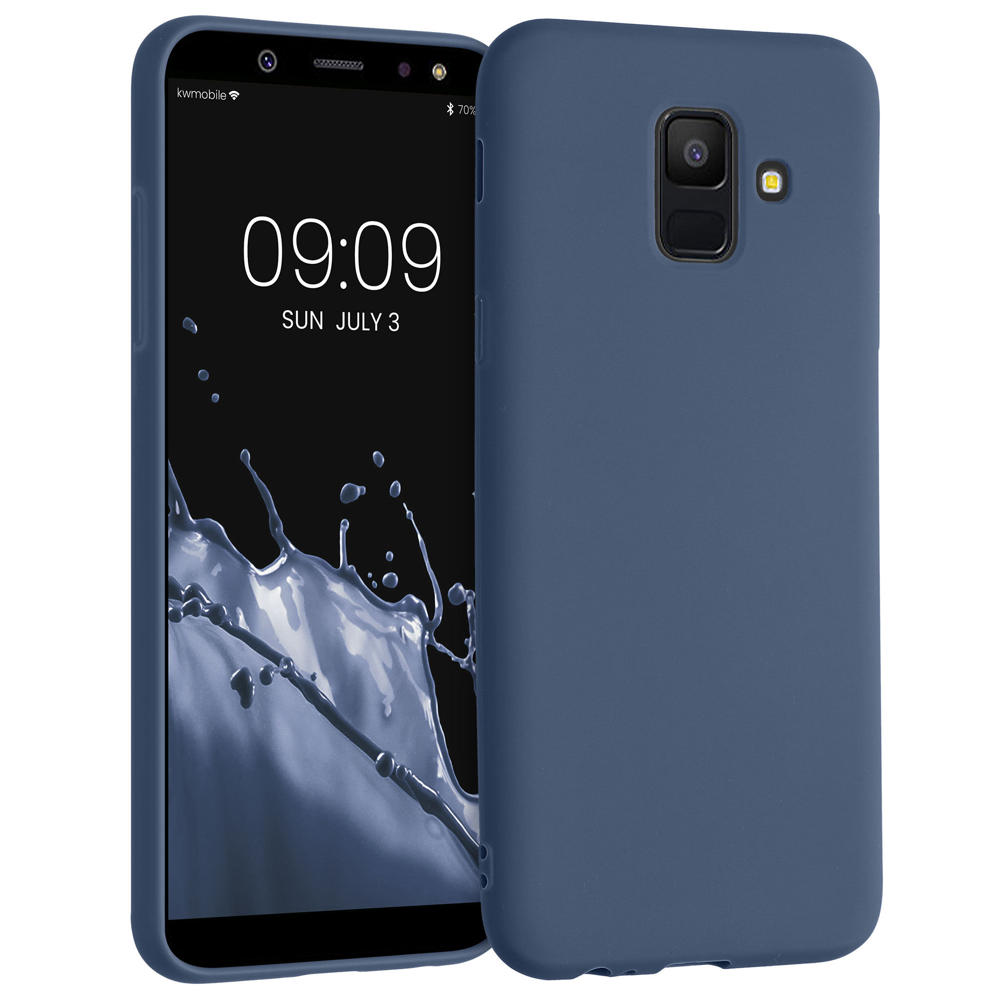 Kryt na mobil Samsung Galaxy A6 (2018) kwmobile TPU modrý