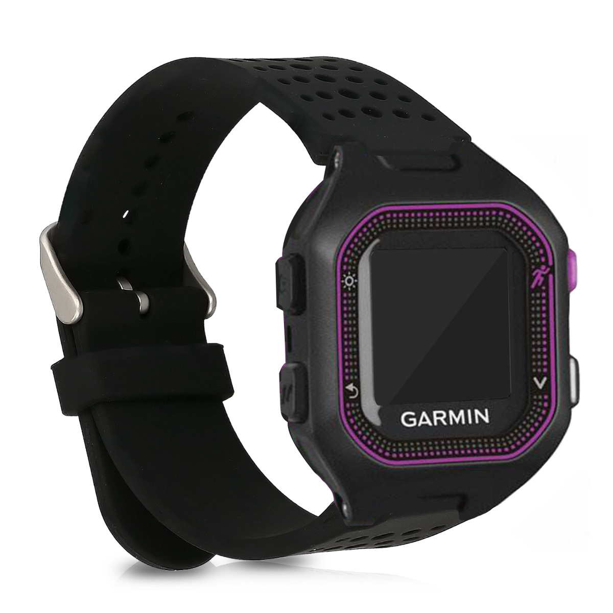 Řemínek Garmin Forerunner 25 (L) kwmobile silikon 1 ks černá