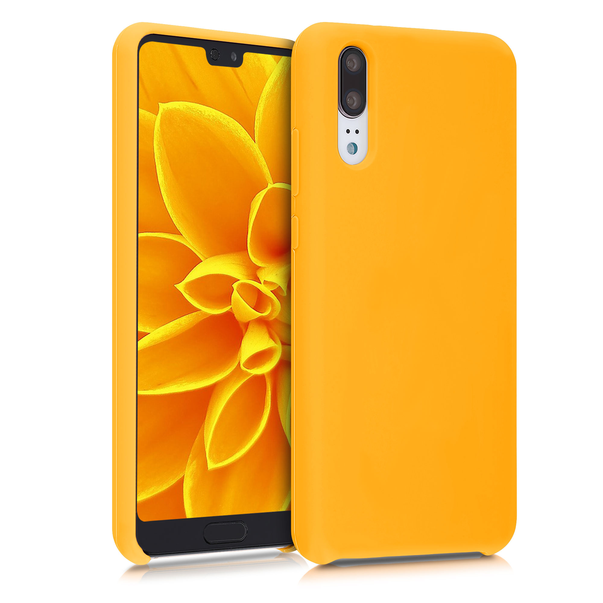 Kryt kwmobile Huawei P20, šafránově žlutá