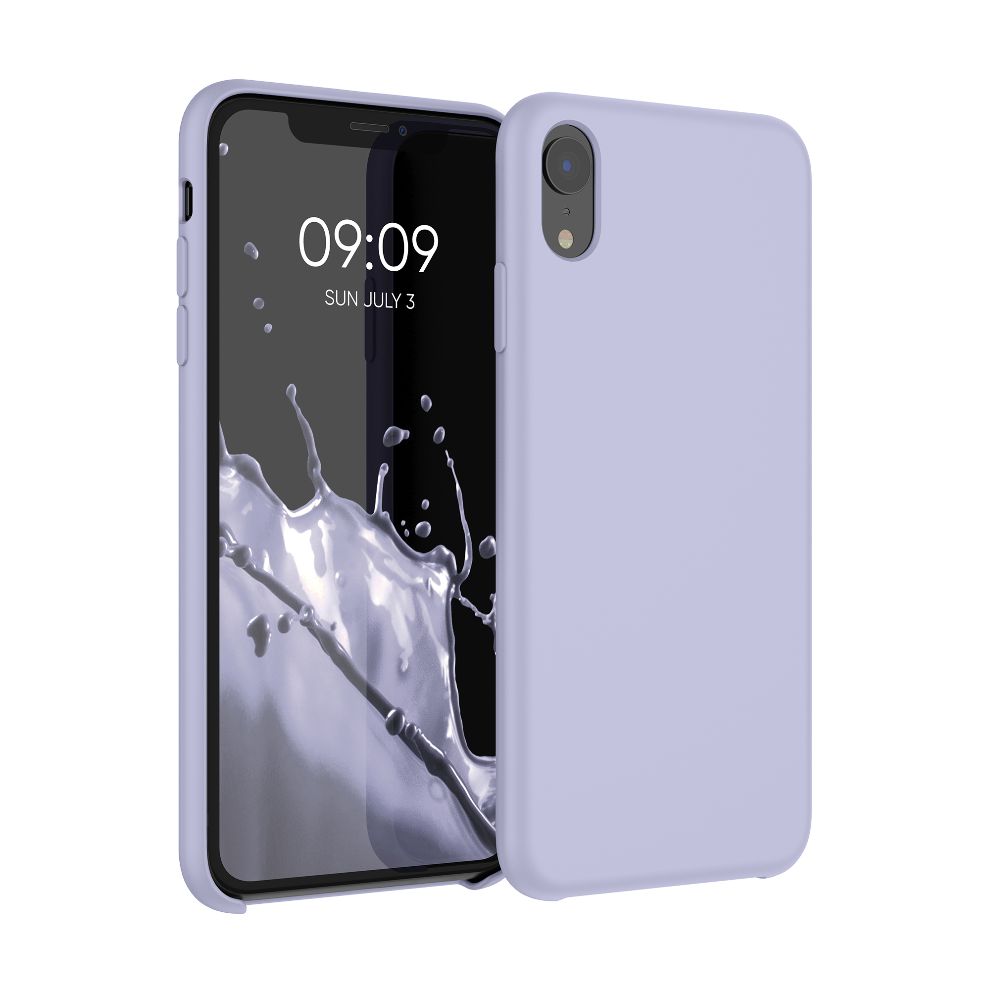 Silikonový kryt na mobil kwmobile pro Apple iPhone XR - světle levandulová
