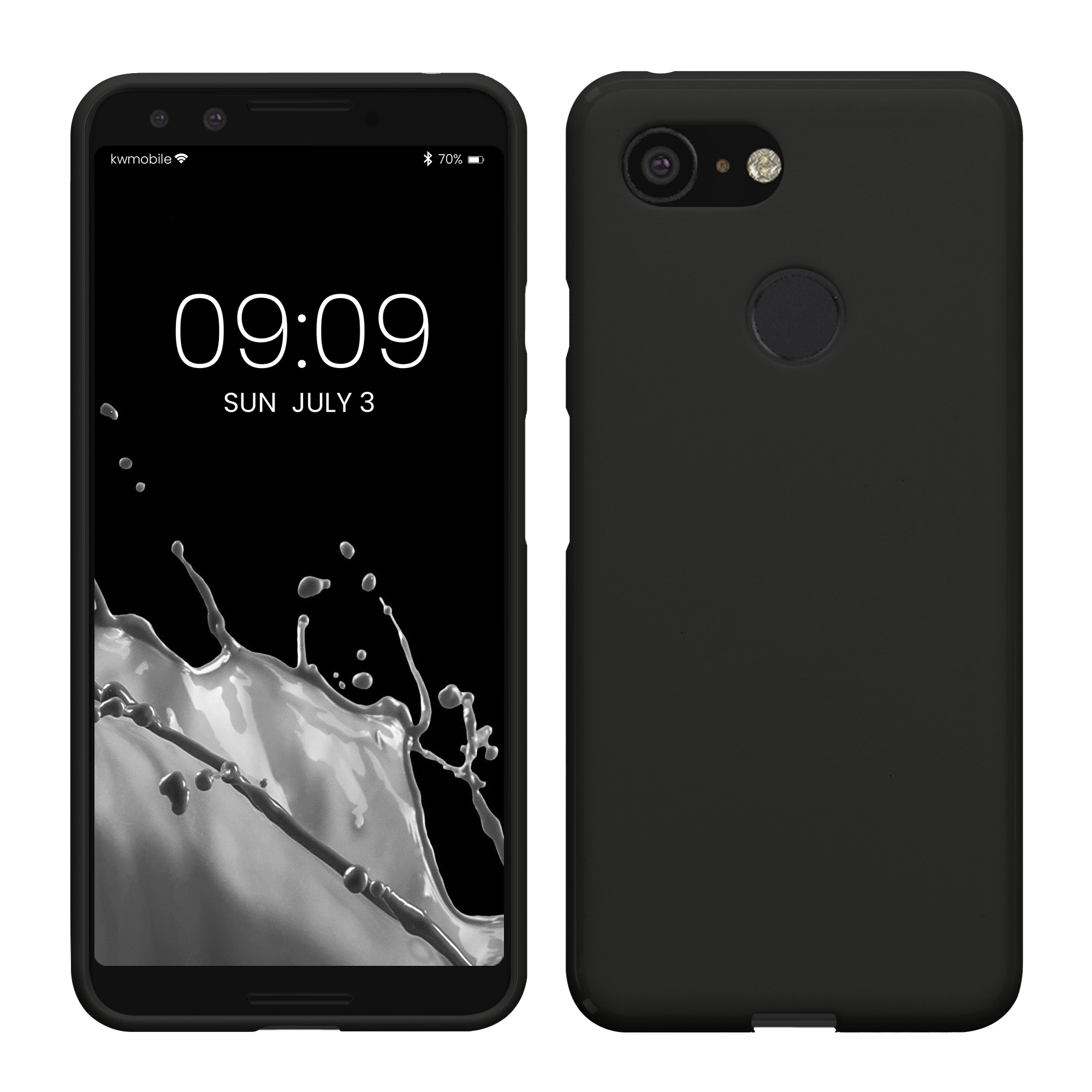 Silikonový kryt kwmobile pro Google Pixel 3 - černá