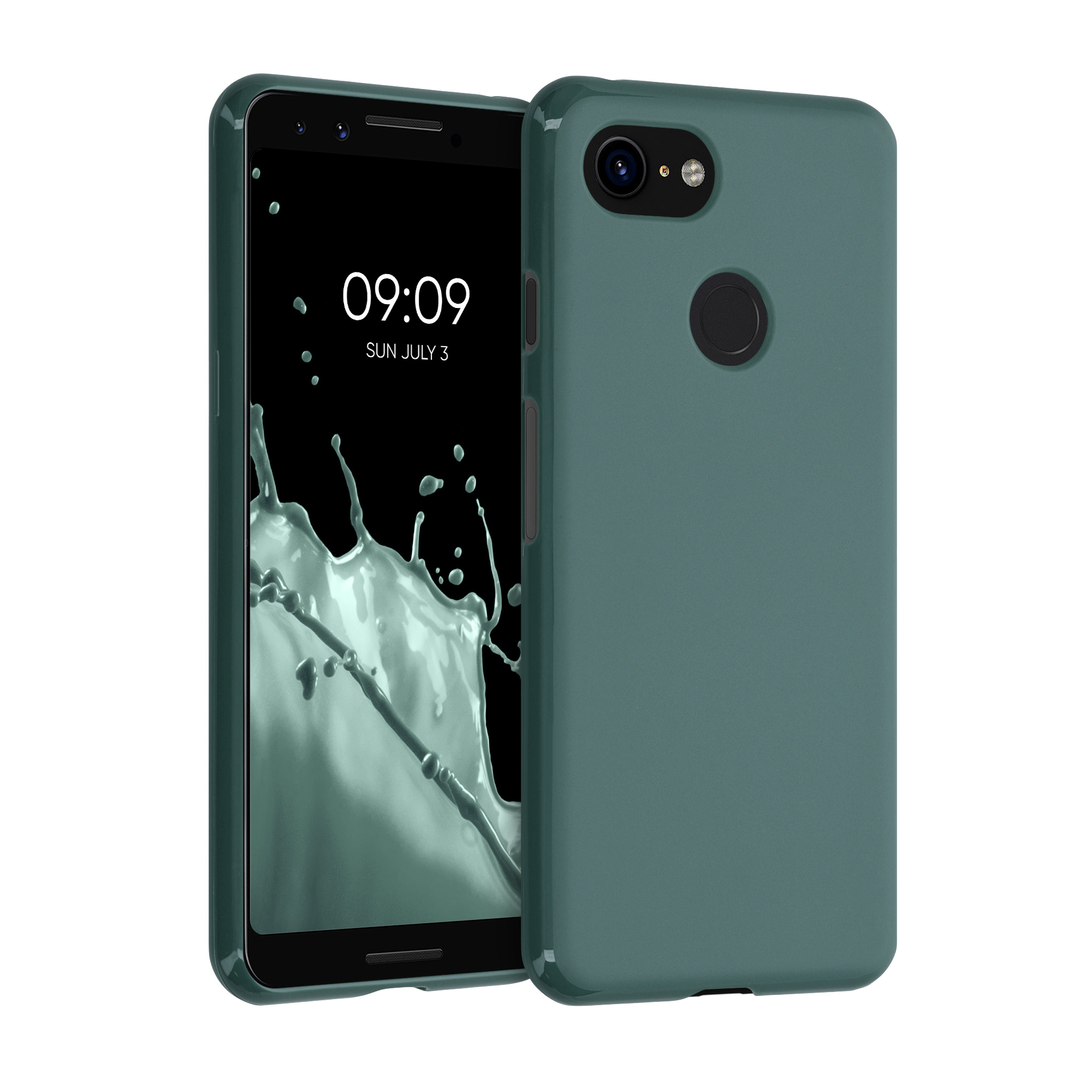 Silikonový kryt kwmobile pro Google Pixel 3 - modrozelená