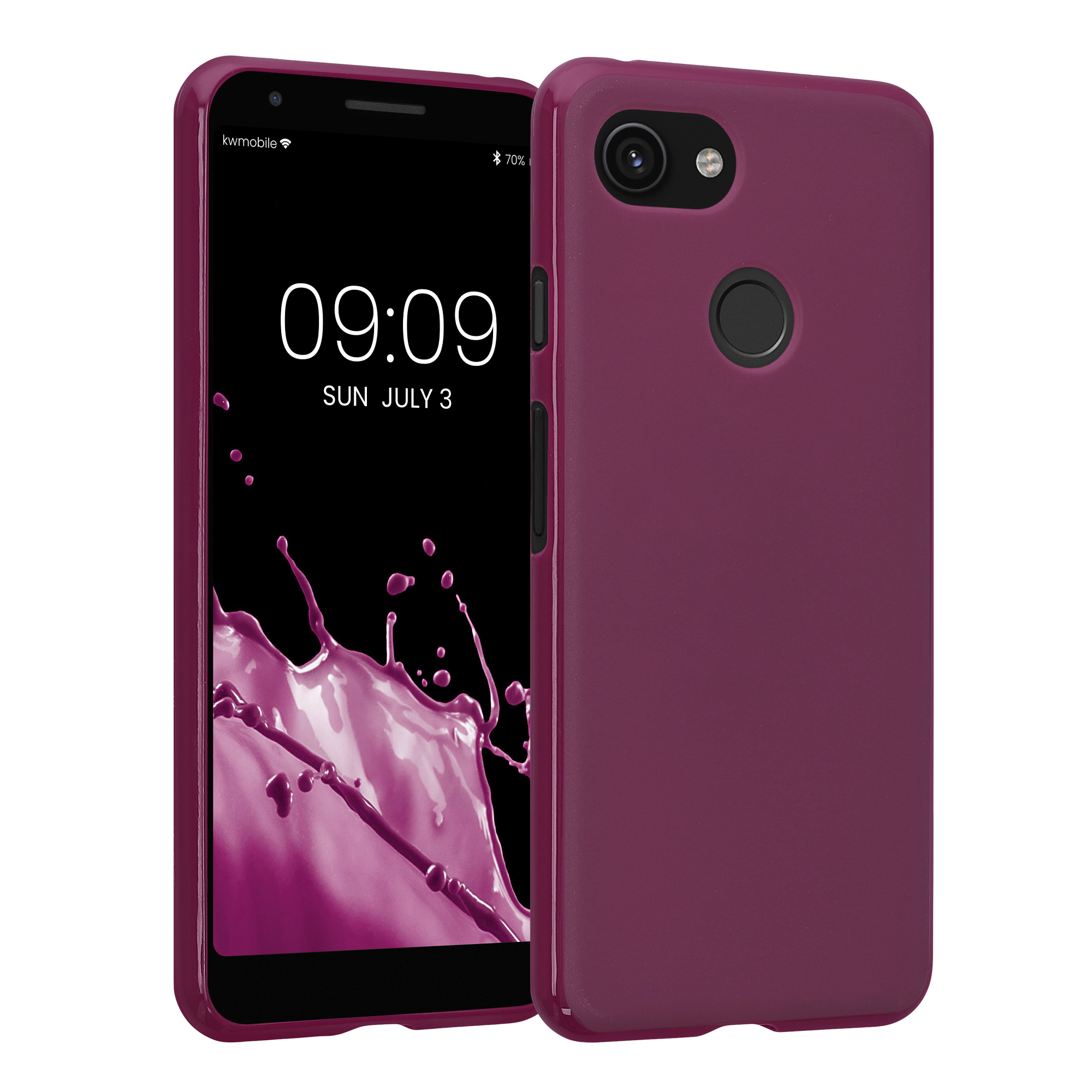 Silikonový kryt kwmobile pro Google Pixel 3 - bordó fialová