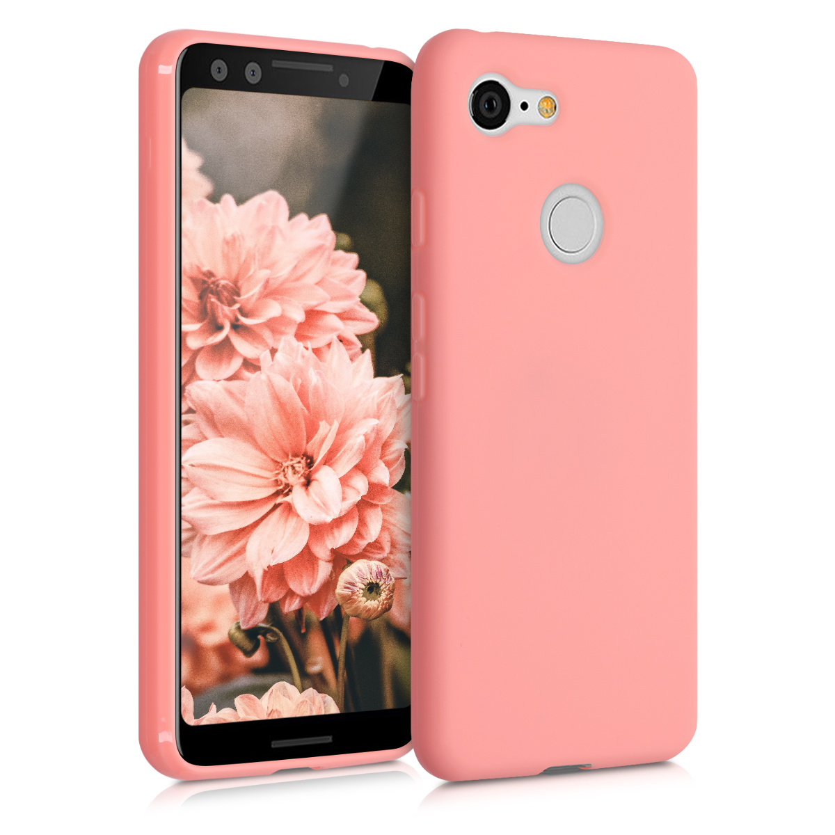 Zadní kryt kwmobile pro Google Pixel 3 - korálová