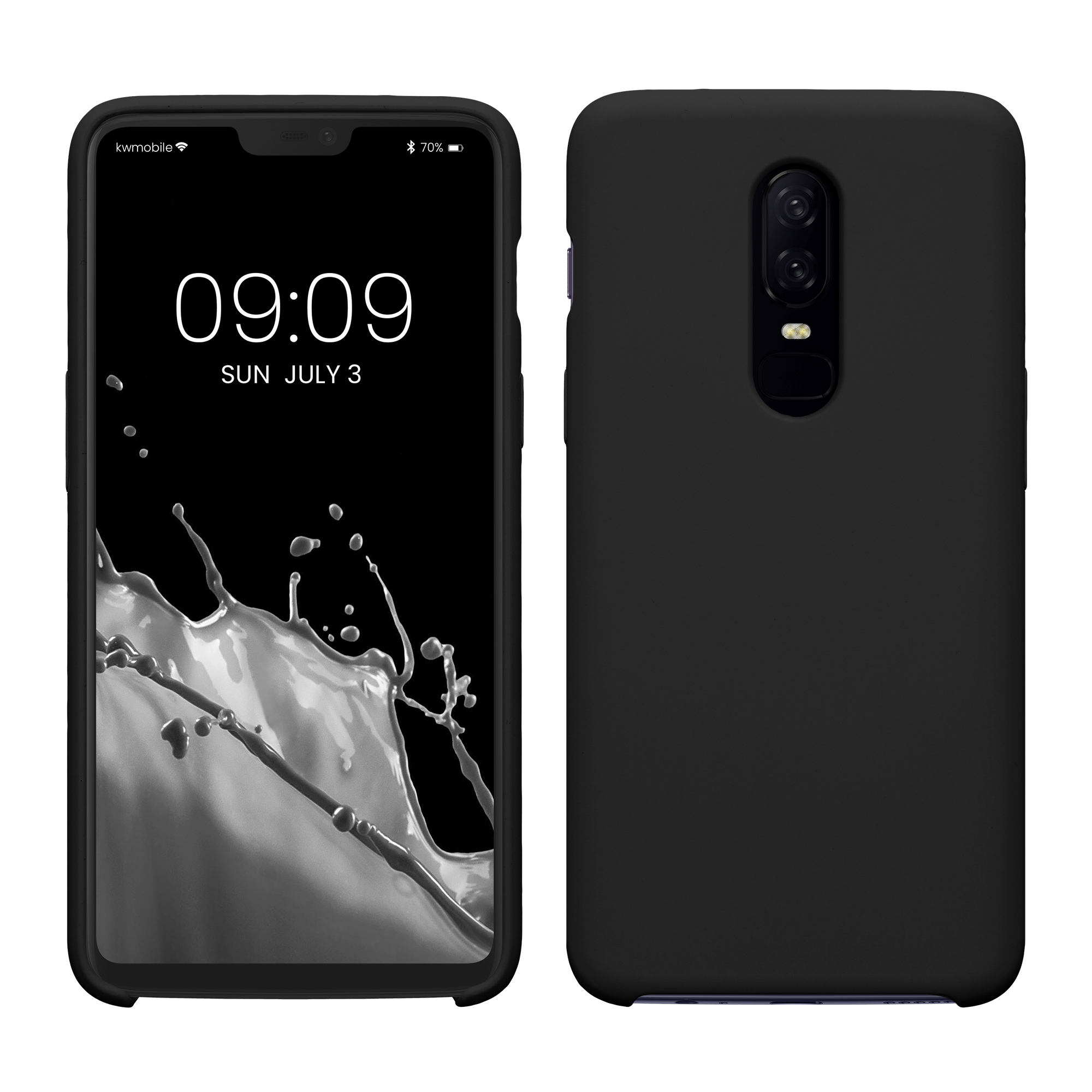 Kryt na mobil OnePlus 6 kwmobile TPU matná černá