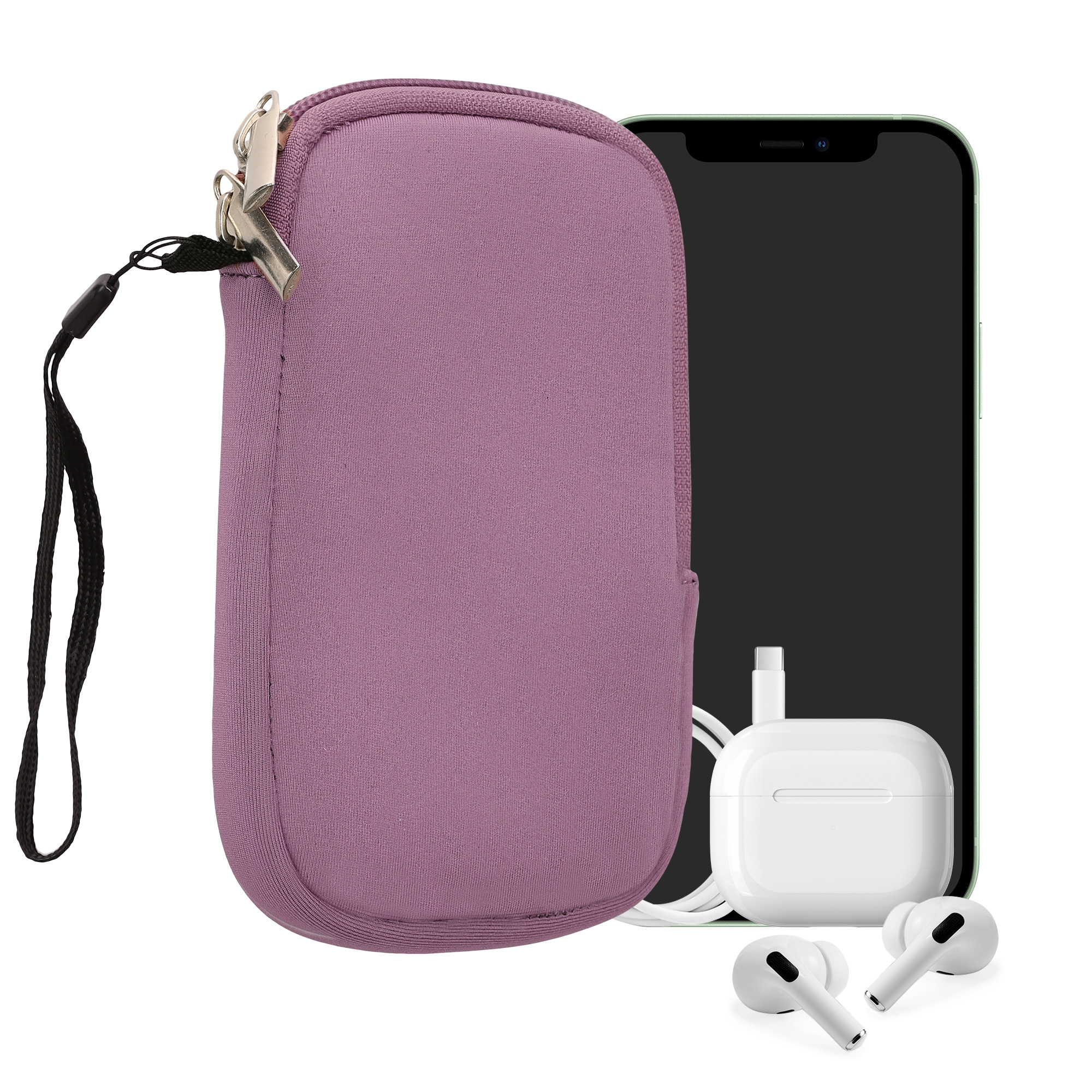 Univerzální pouzdro na mobil kwmobile pro Universal Phone Pouch Size M, sleeve in lavender