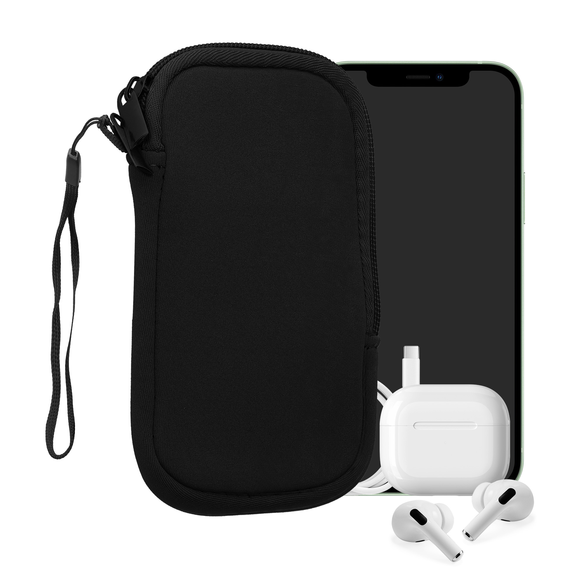 Univerzální pouzdro na mobil kwmobile - XS - 3,5/4" - černá