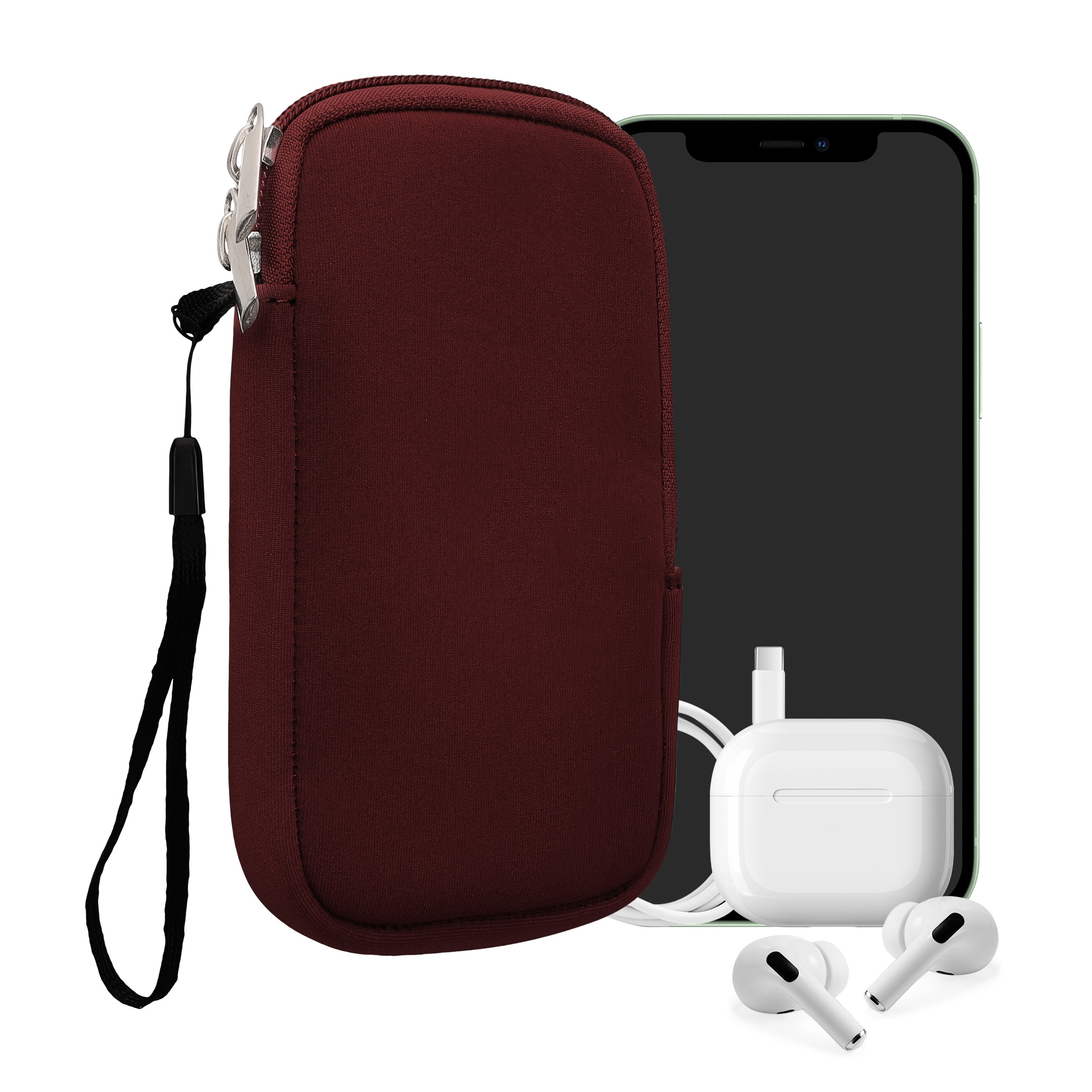 Univerzální pouzdro na mobil kwmobile - XS - 3,5/4" - vínově fialová