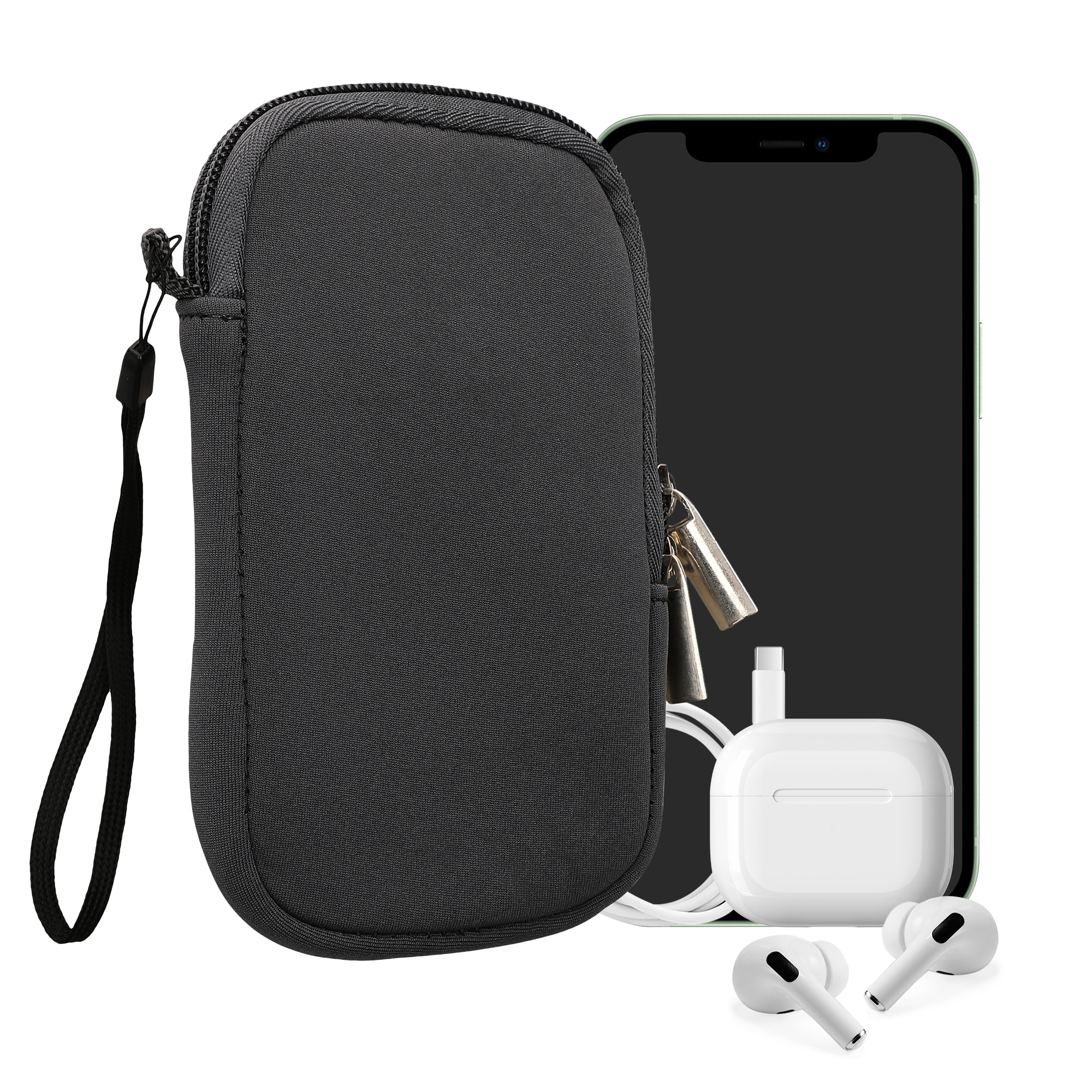 Univerzální pouzdro na mobil kwmobile - XS - 3,5/4" - šedá