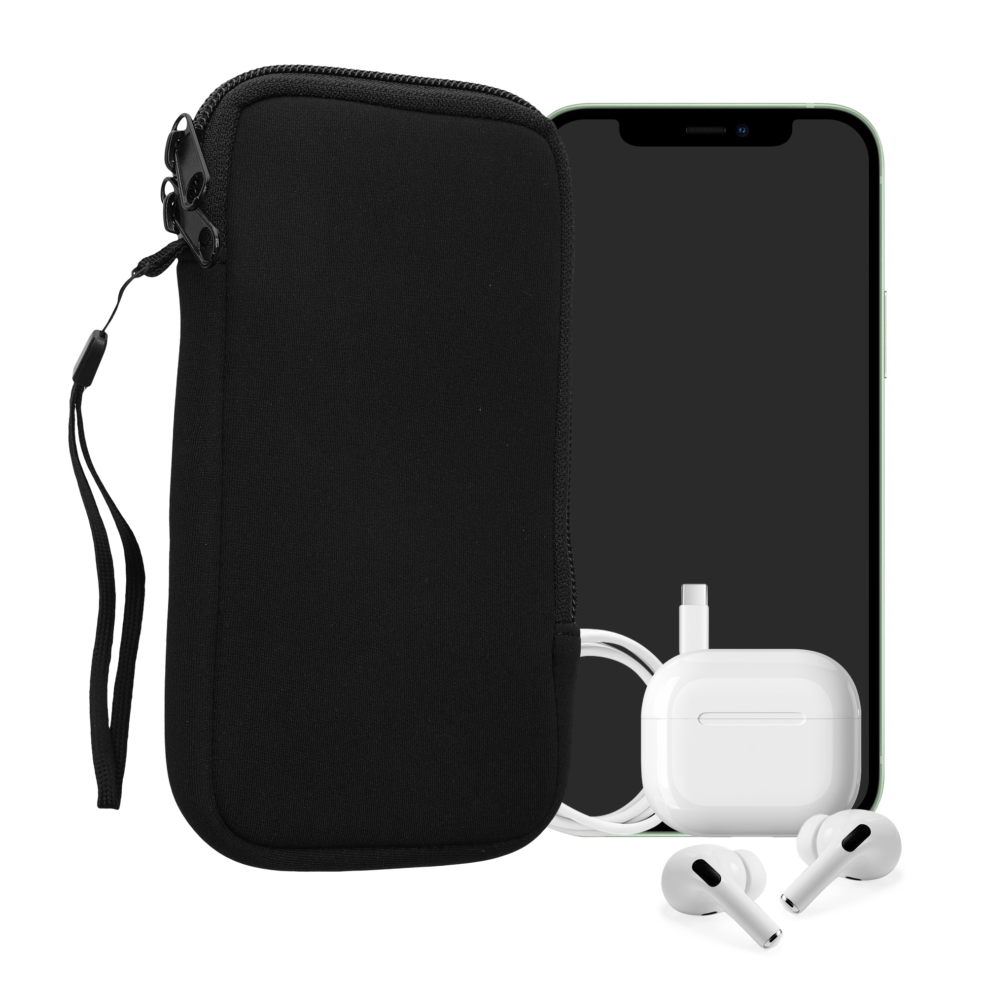 Univerzální pouzdro kwmobile na mobil XL 6,7/6,8" (17,7 x 8,5 cm) - černá