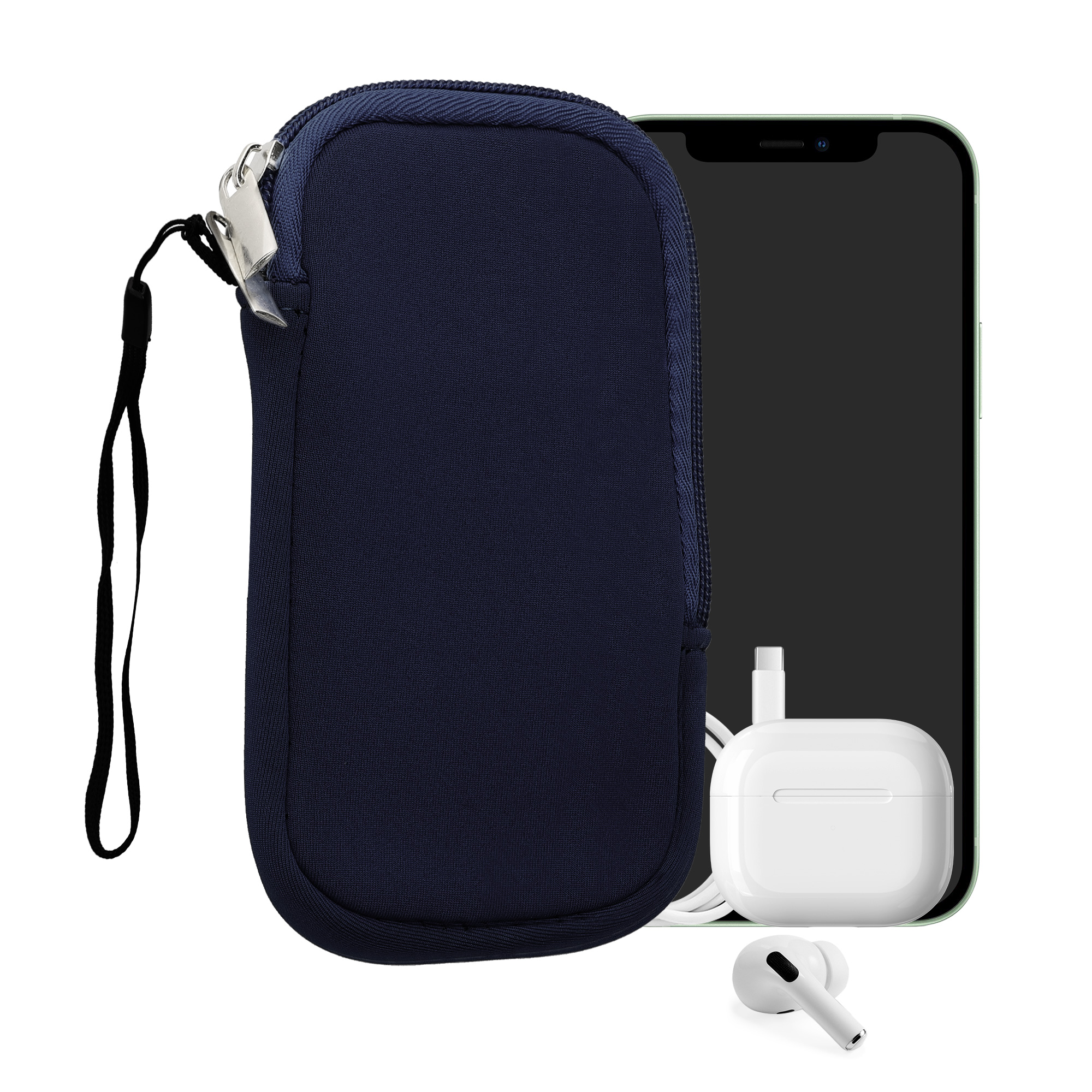 Univerzální pouzdro na mobil kwmobile - XL - 17,7 x 8,5 cm (6.7/6.8") - tmavě modrá