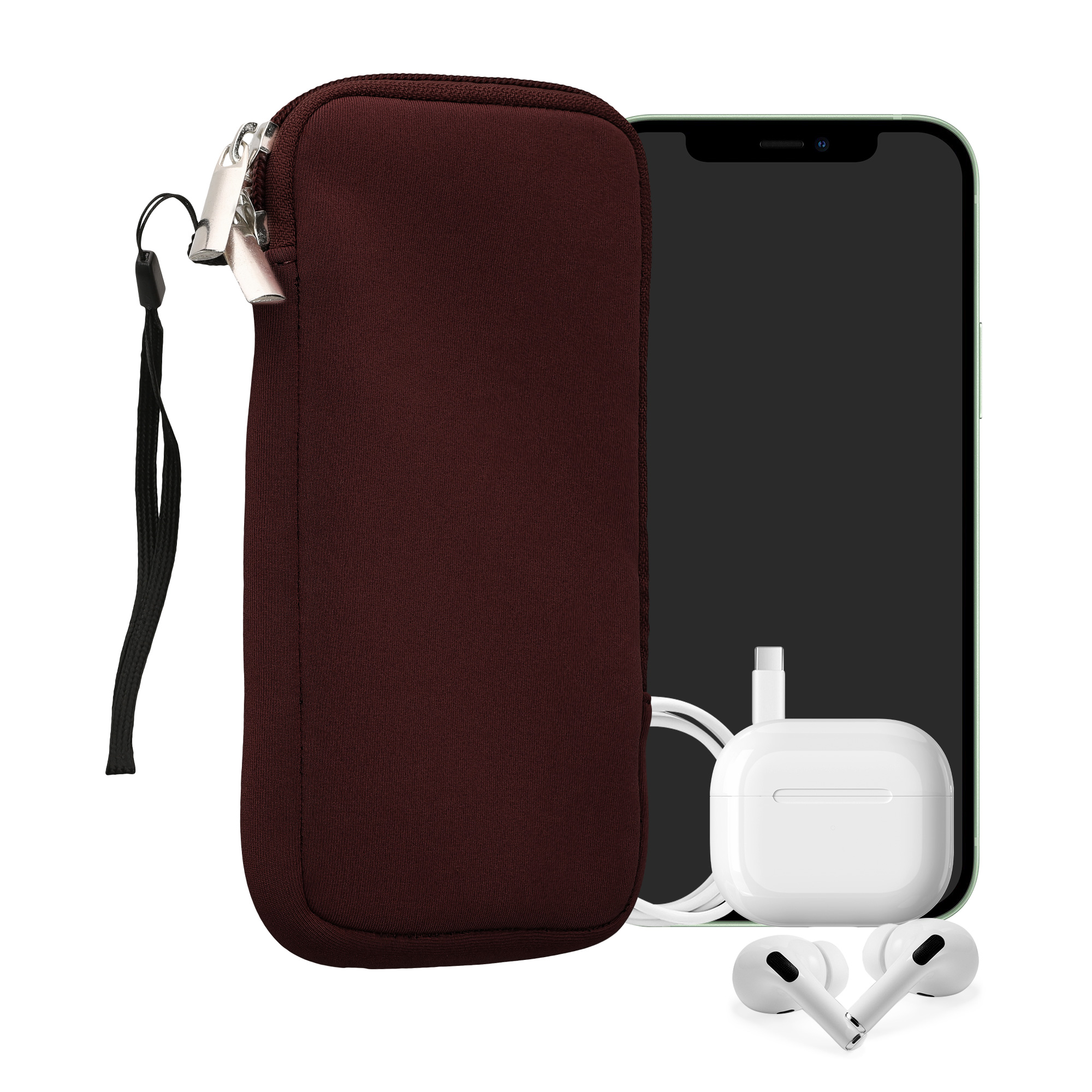Univerzální pouzdro na mobil kwmobile - XL - 17,7 x 8,5 cm (6.7/6.8") - vínově fialová