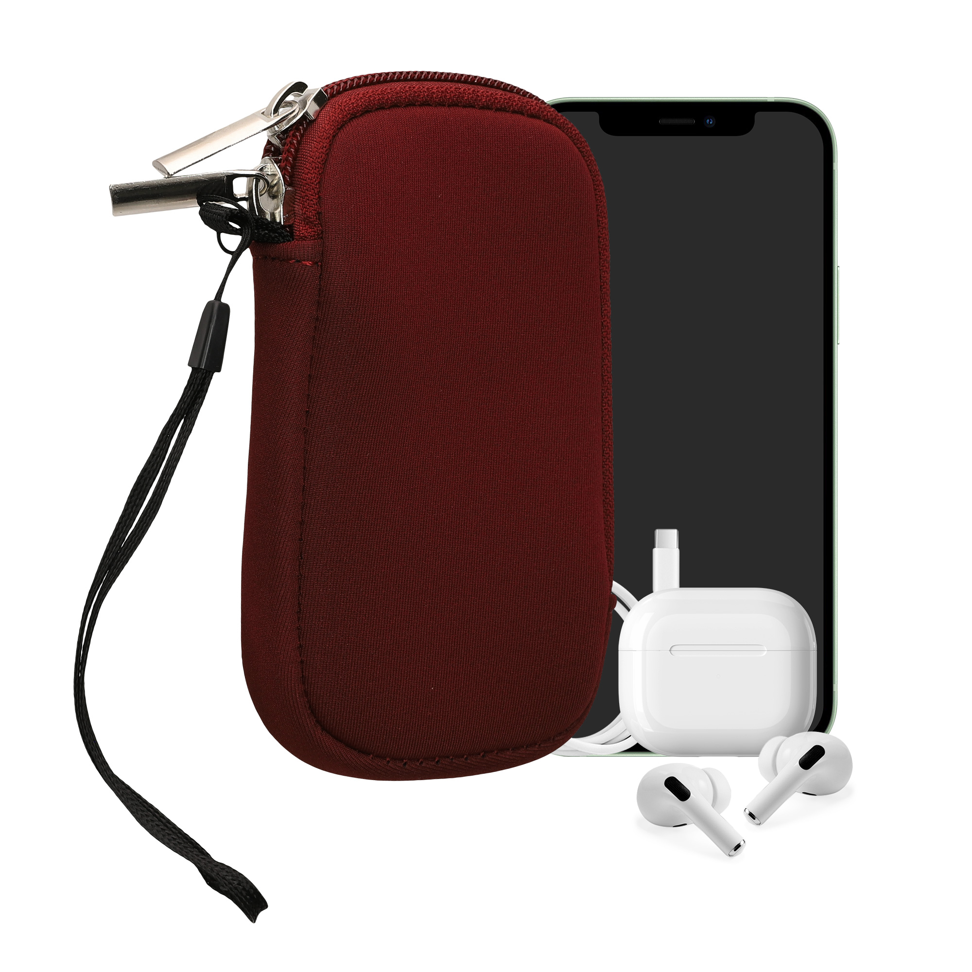 Univerzální pouzdro na mobil kwmobile - XS - 3,5/4" - vínová