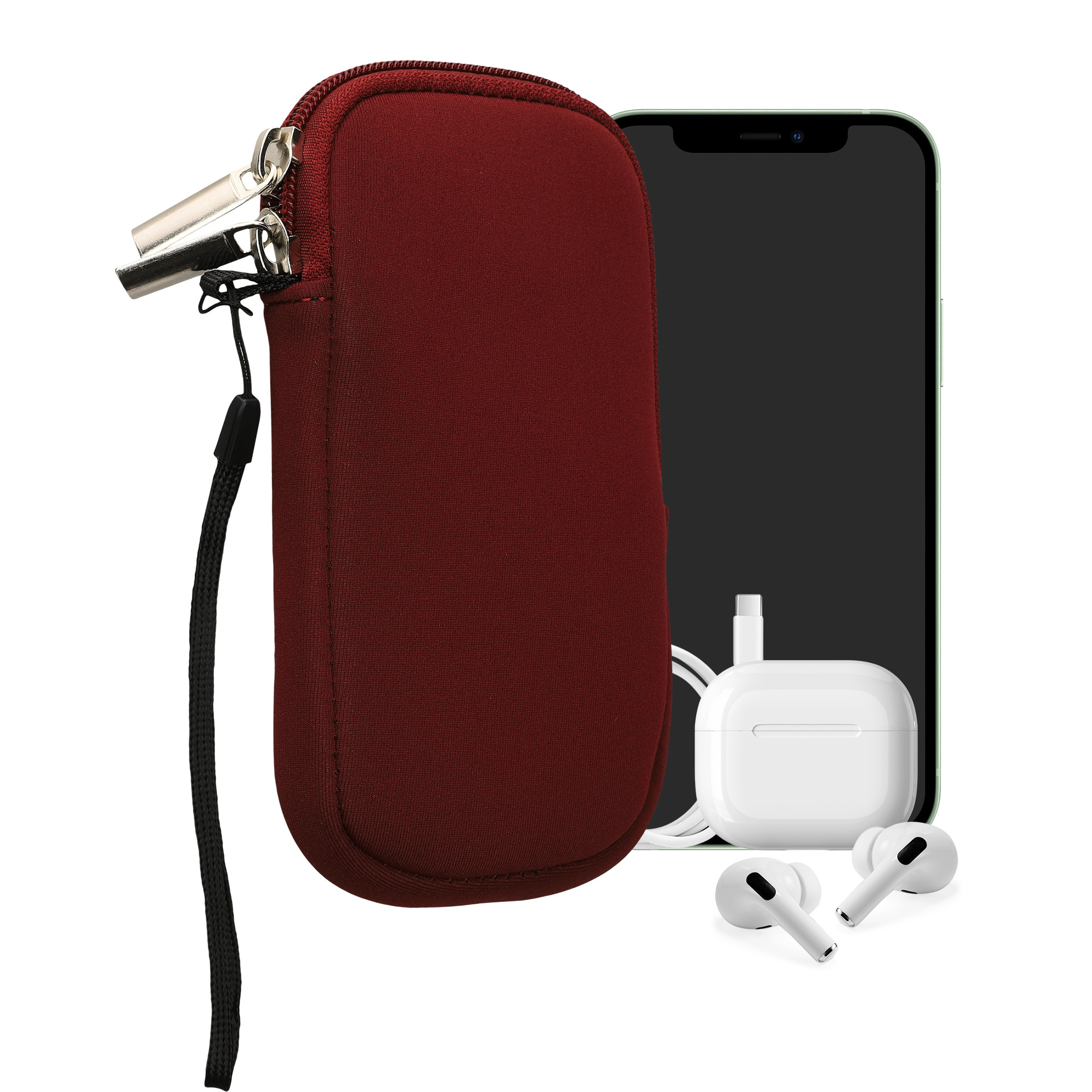 Univerzální pouzdro na mobil kwmobile pro Universal Phone Pouch Size M, sleeve in bordeaux