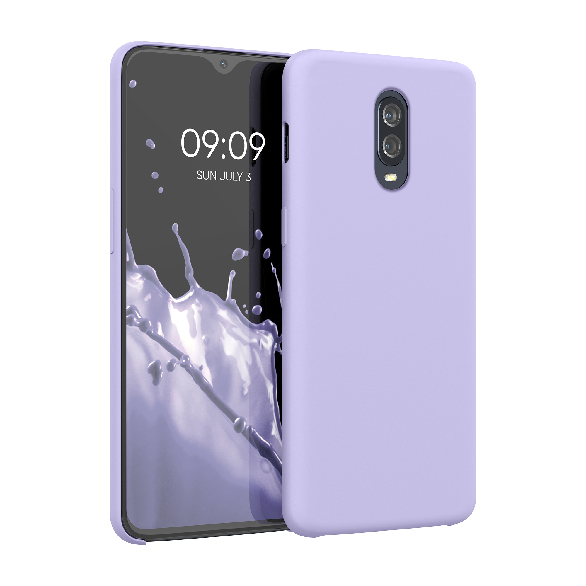 Kryt na mobil OnePlus 6T kwmobile TPU světlá levandule