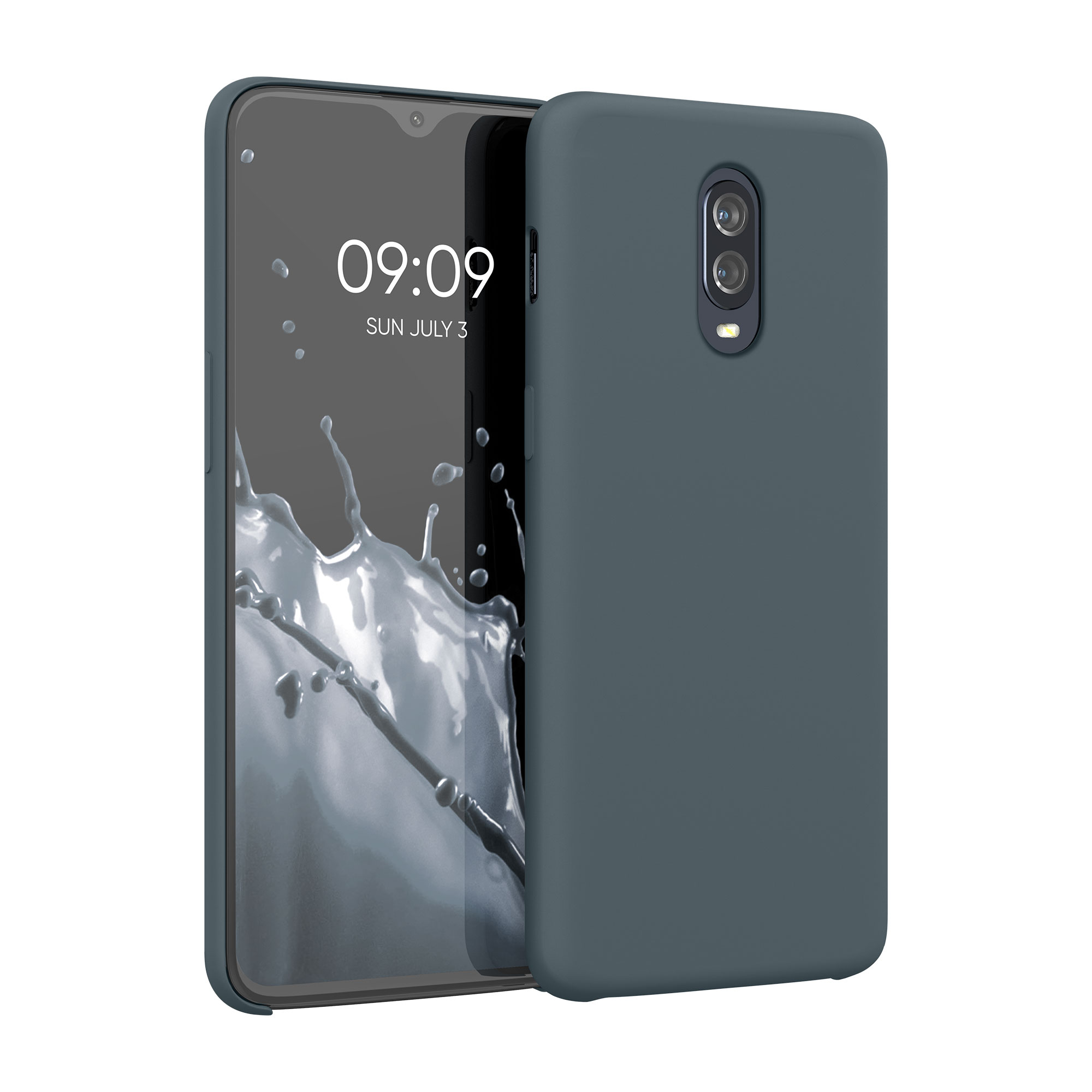 Kryt na mobil OnePlus 6T kwmobile TPU tmavě šedá