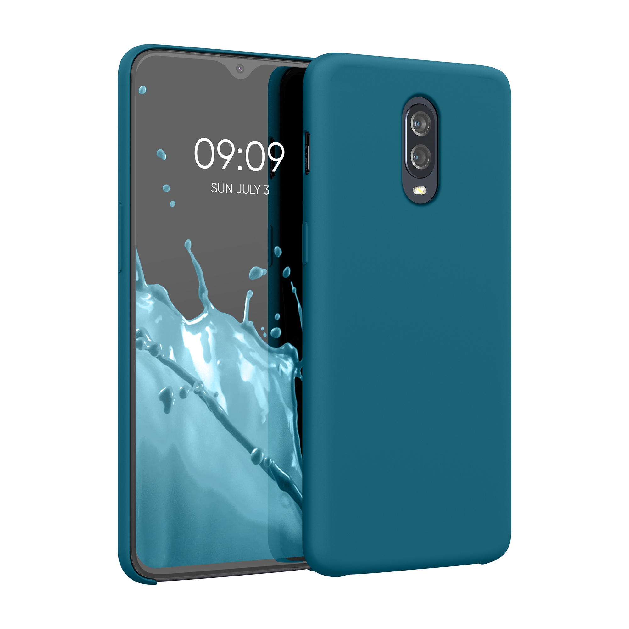 Kryt na mobil OnePlus 6T kwmobile TPU petrolejová matná