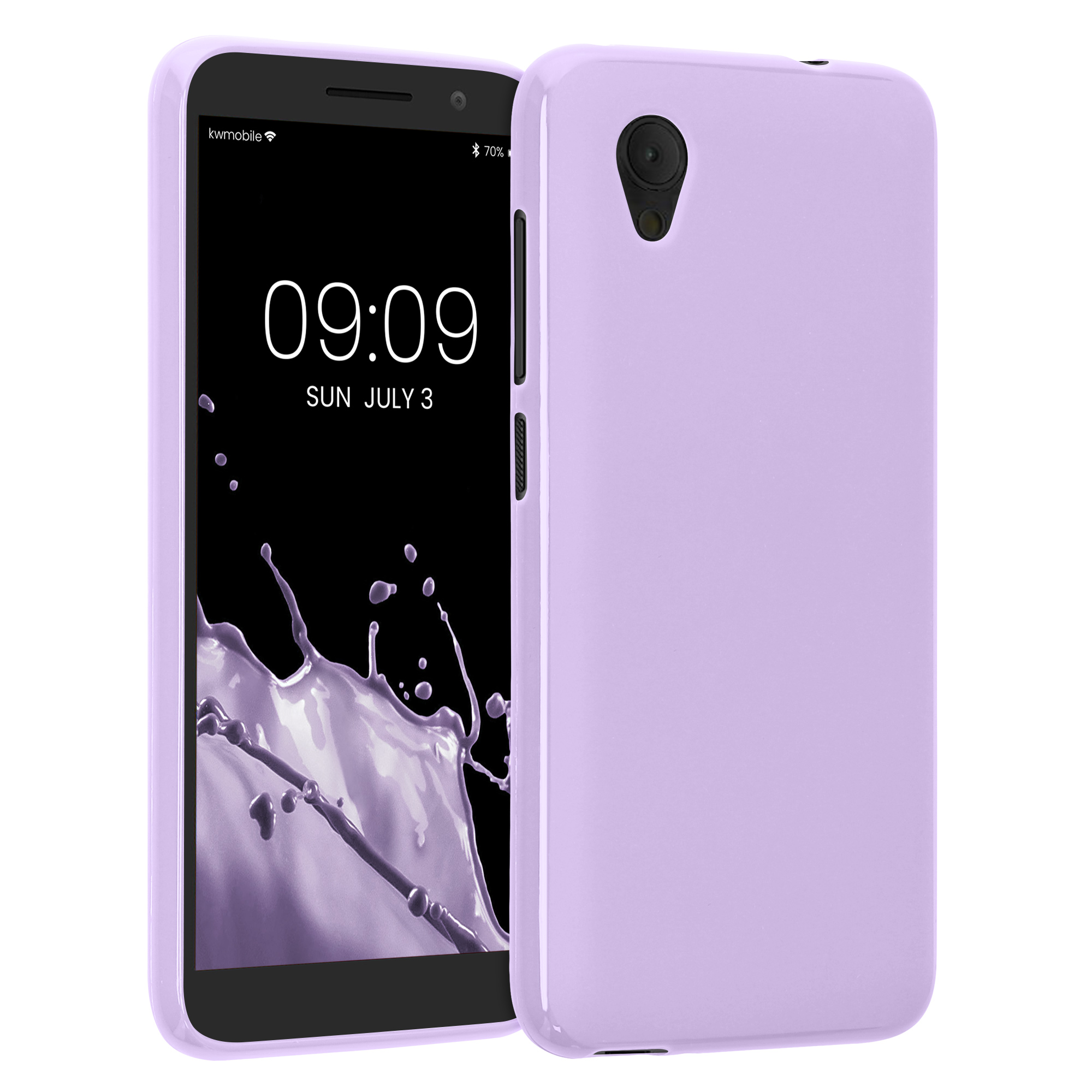 Kryt na mobil Alcatel 1 kwmobile TPU levandulový