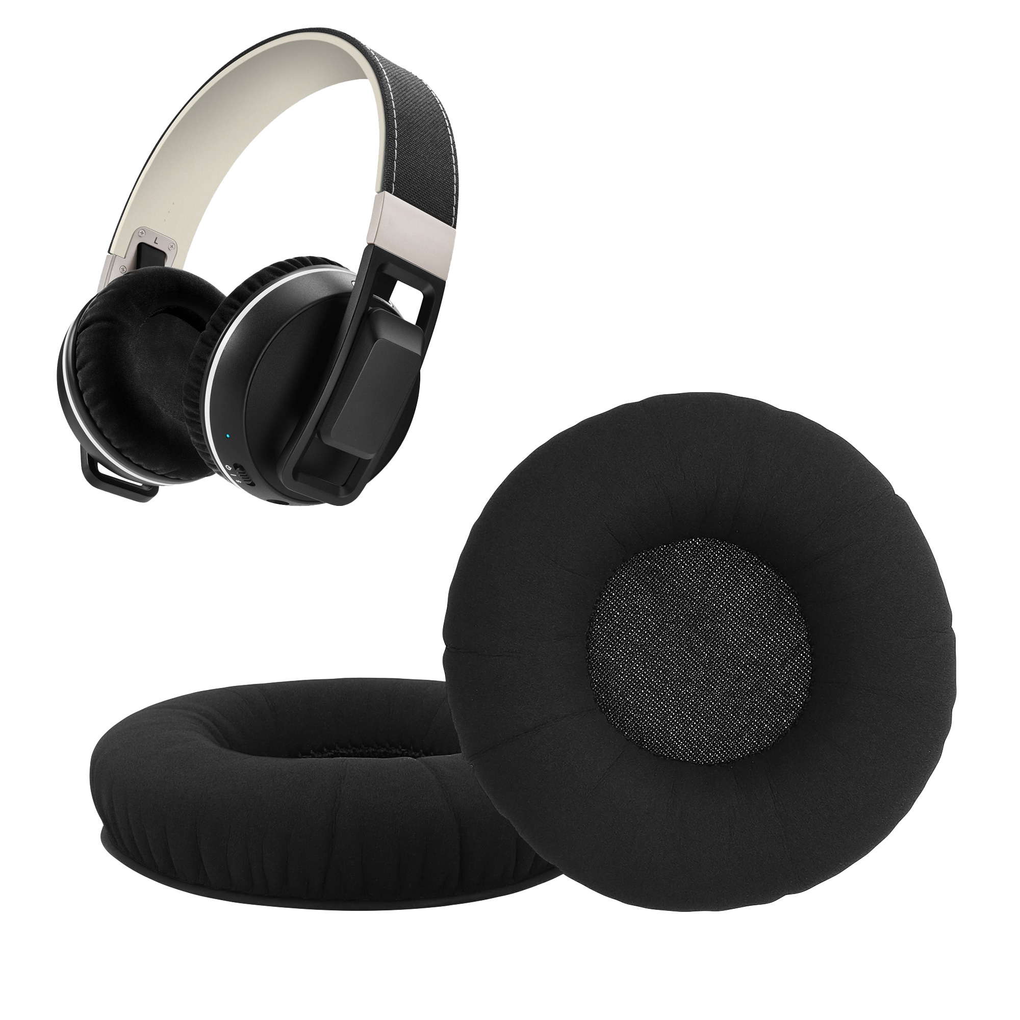 Náušníky kwmobile 2 ks pro Sennheiser Urbanite (506452) - černá