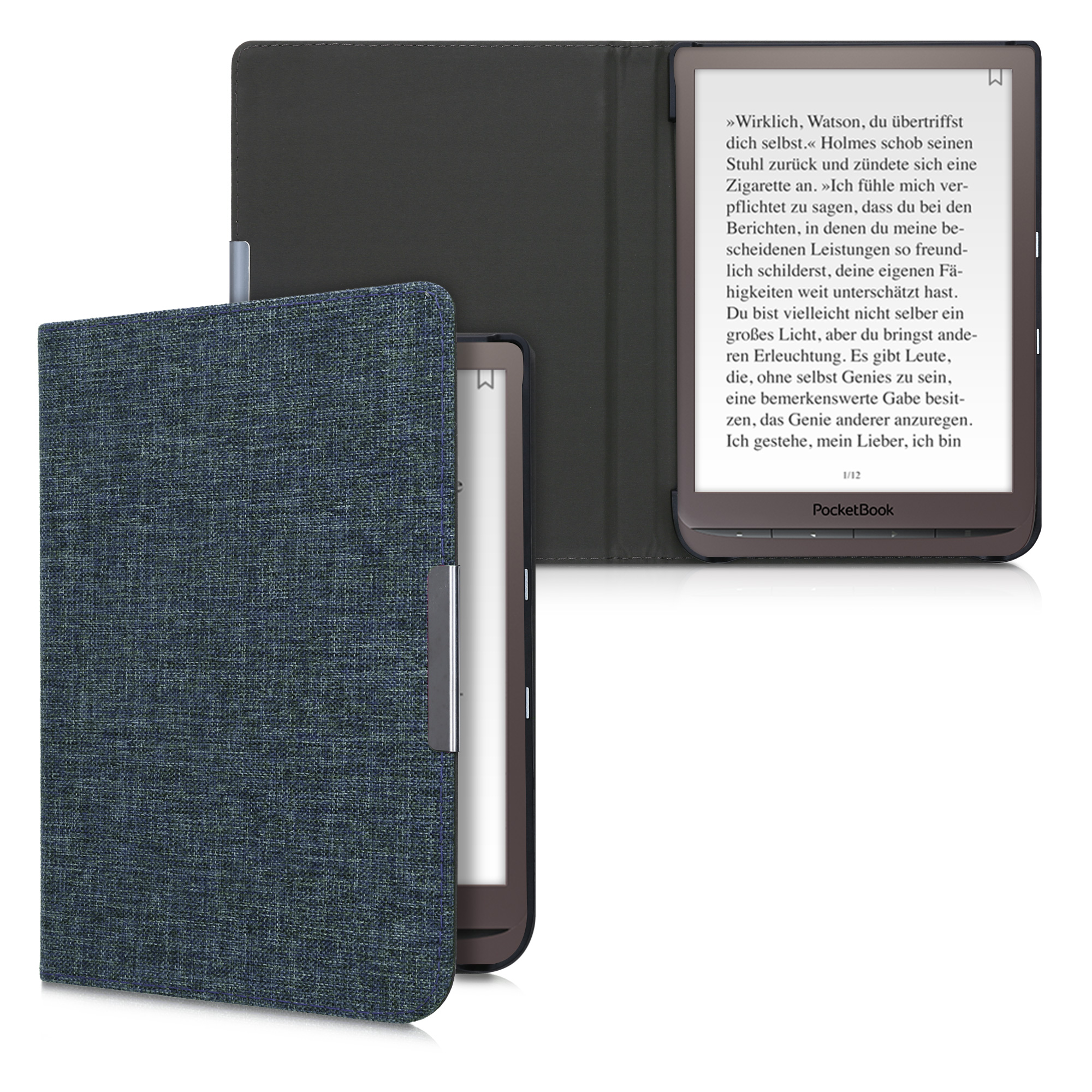 Pouzdro na čtečku kwmobile pro Pocketbook InkPad 3 / 3 Pro / Color /… - modrá