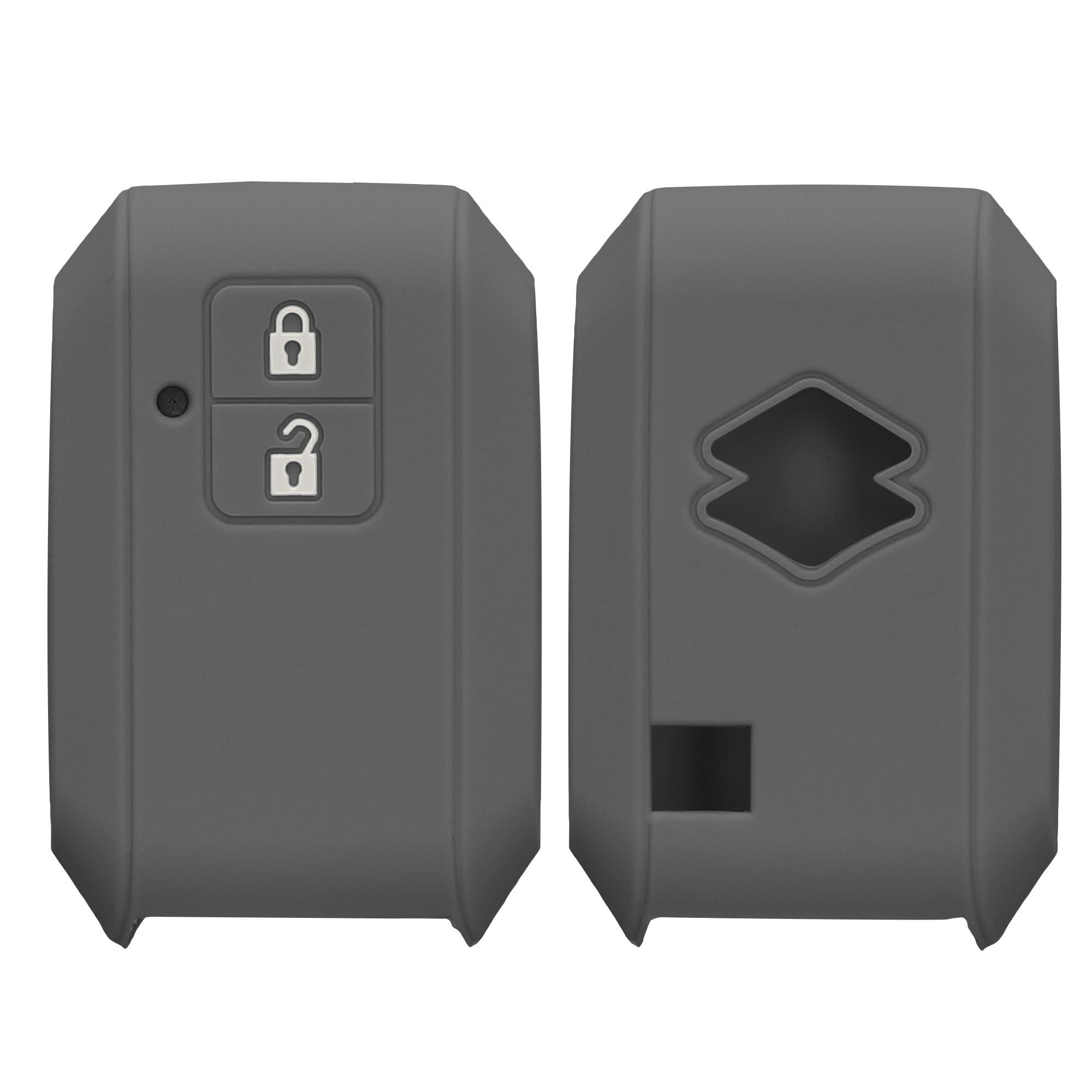 Pouzdro na klíč od auta Suzuki 2 Button Car Key kwmobile - tmavě šedá