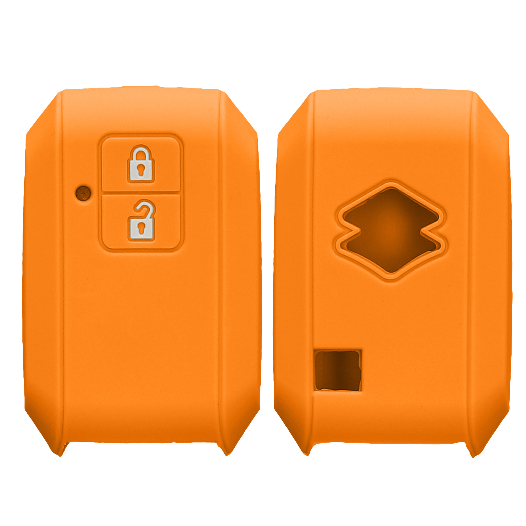 Pouzdro na klíč od auta Suzuki 2 Button Car Key kwmobile - oranžová