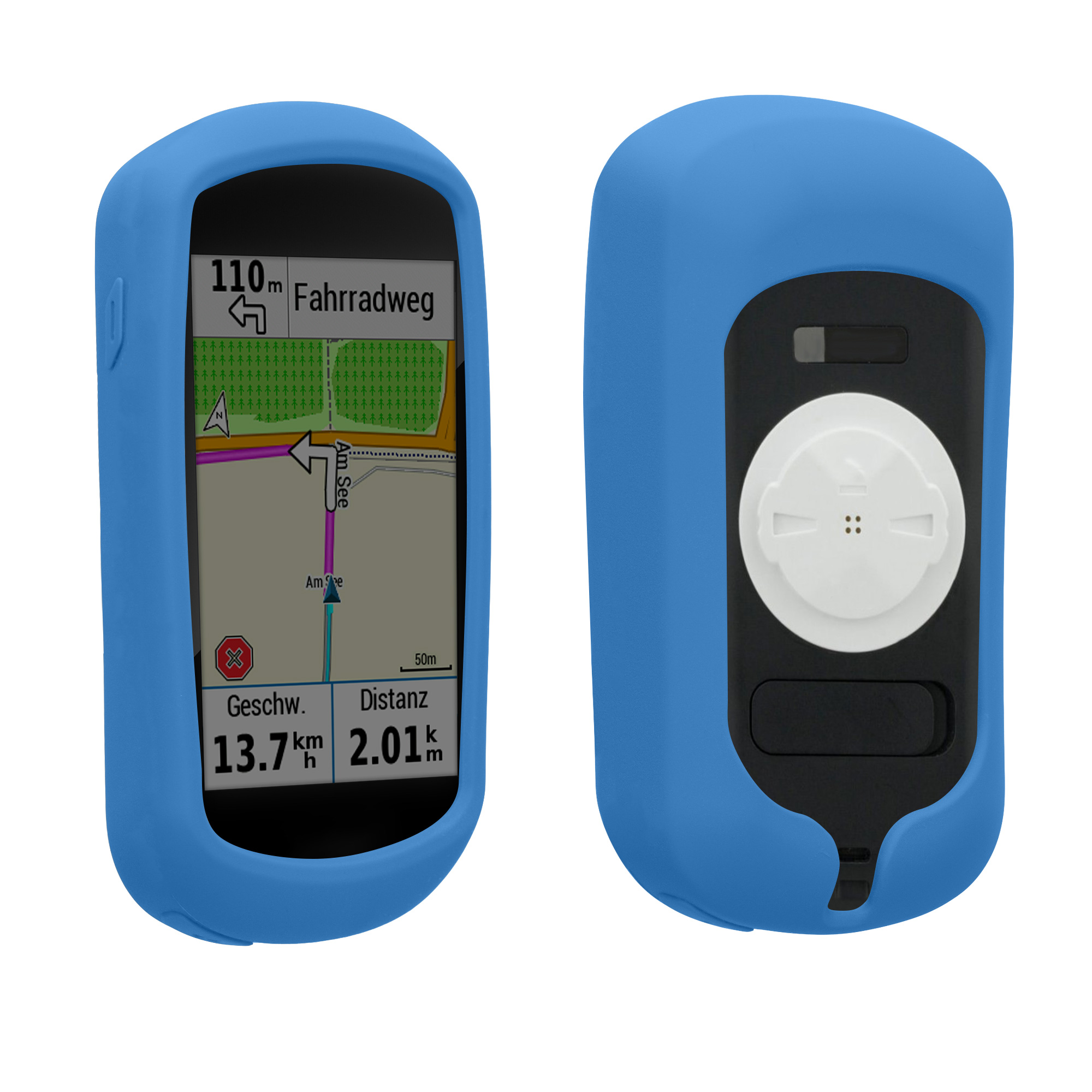 Silikonové pouzdro cyklo GPS Garmin Edge Explore kwmobile průhledná