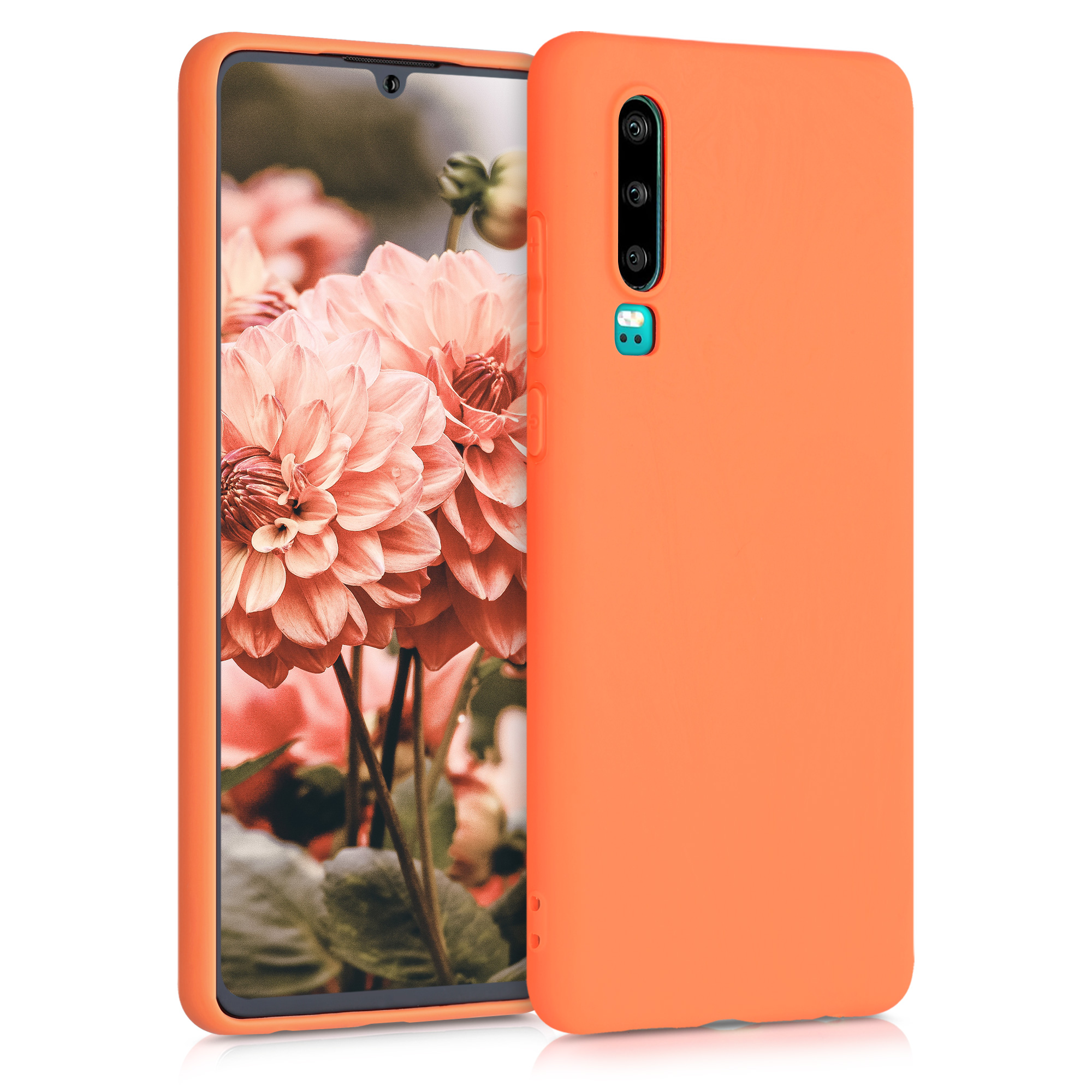 Kryt kwmobile Huawei P30, ovocně oranžová