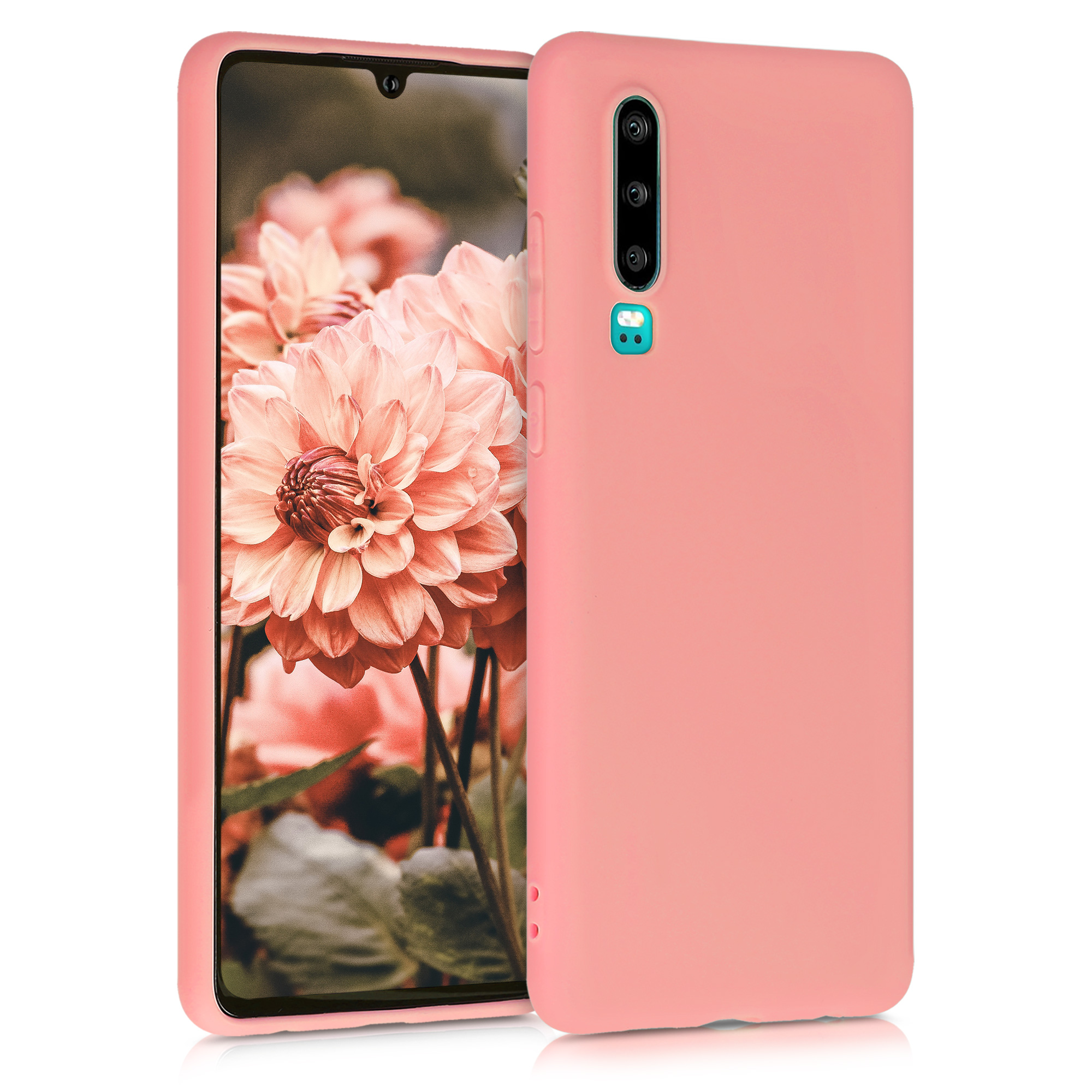 Kryt kwmobile Huawei P30, korálová
