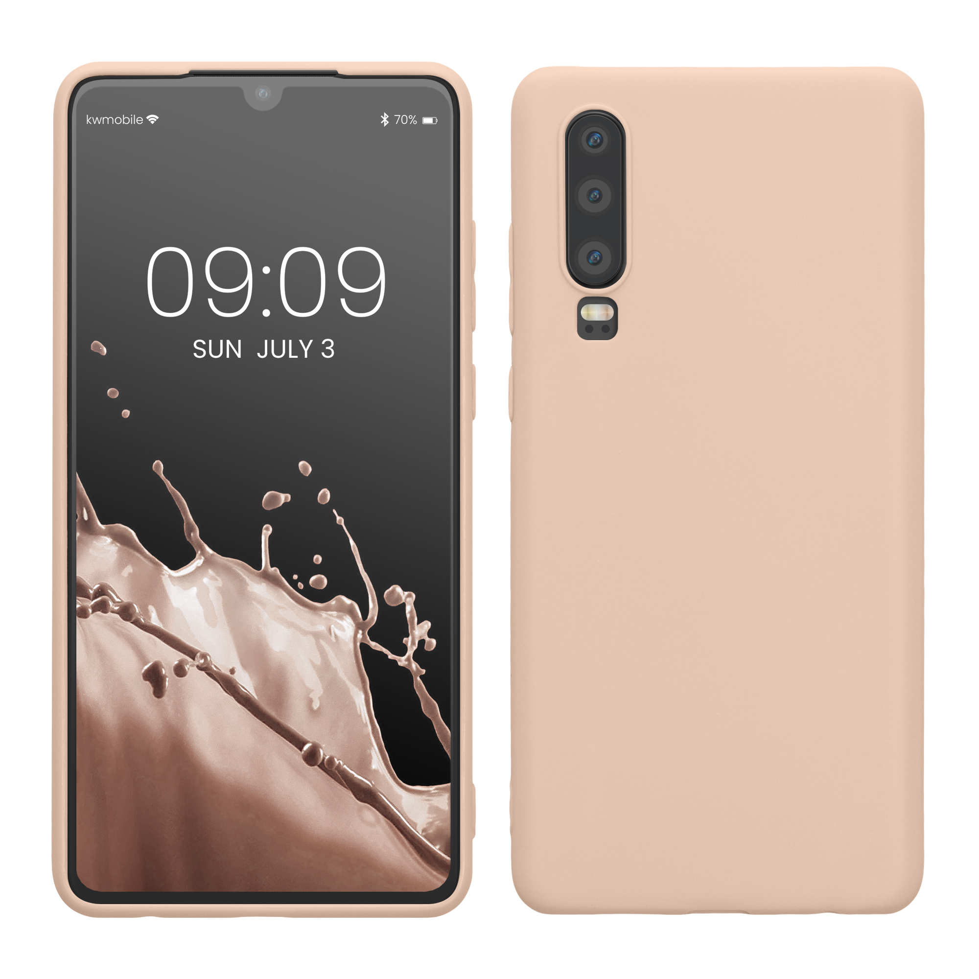 Kryt kwmobile Huawei P30, kokosová světlá