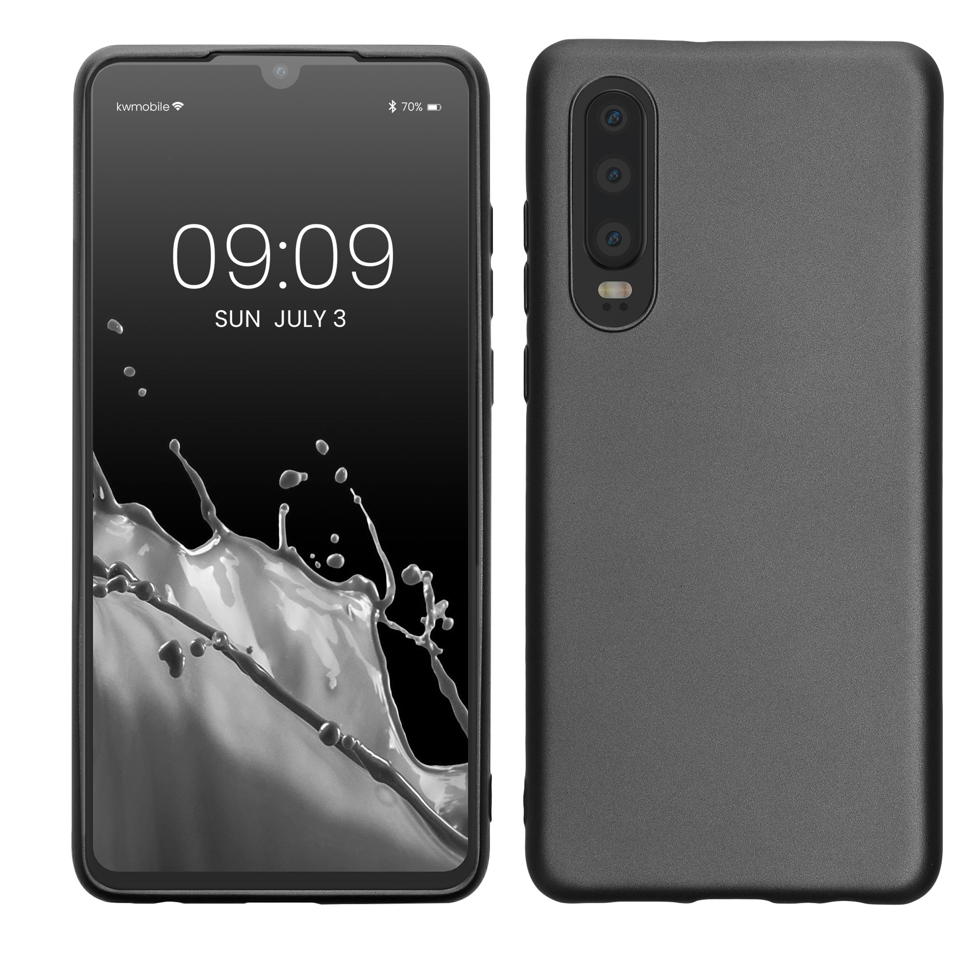 Kryt kwmobile Huawei P30, metalická šedá