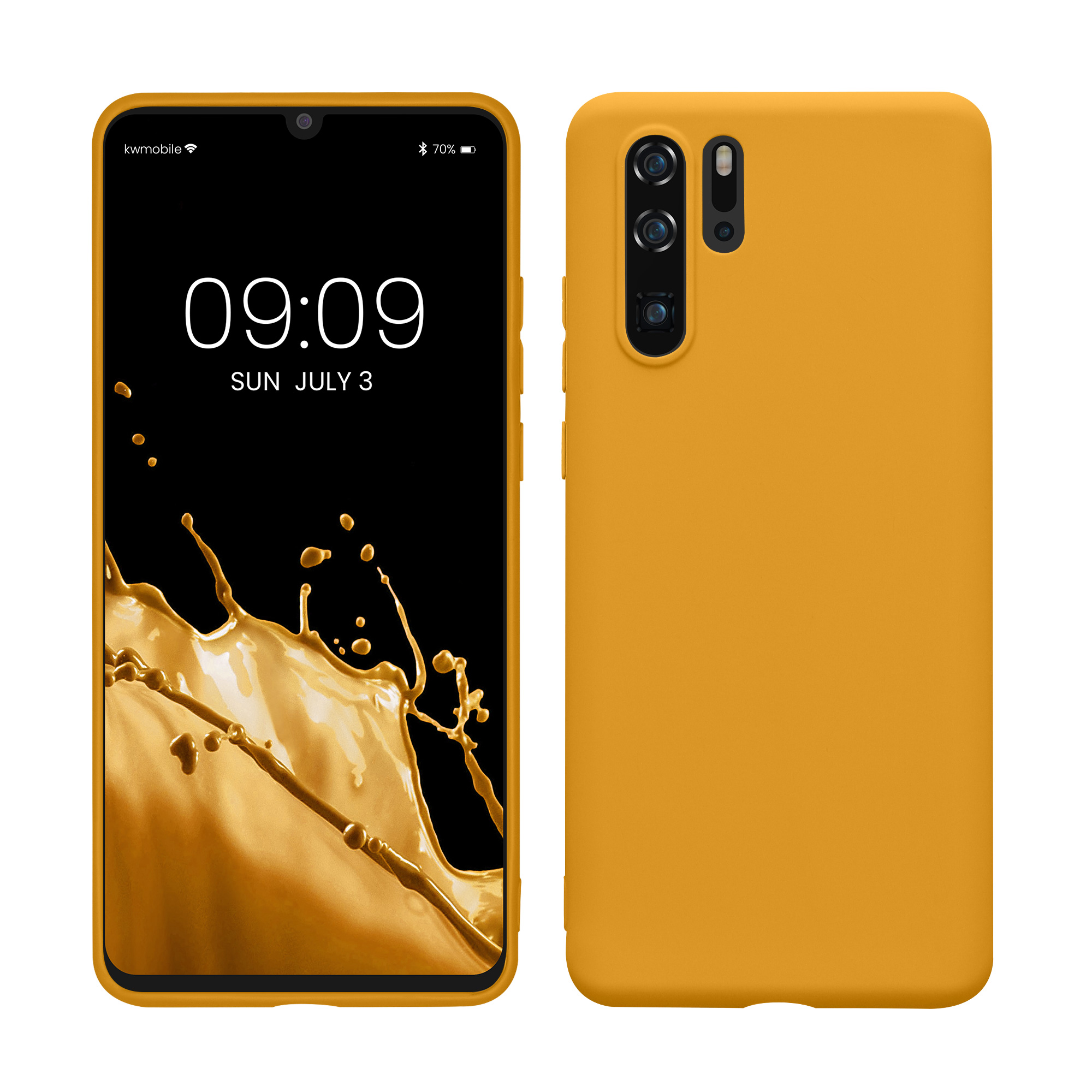 Kryt kwmobile Huawei P30 Pro, medově žlutá