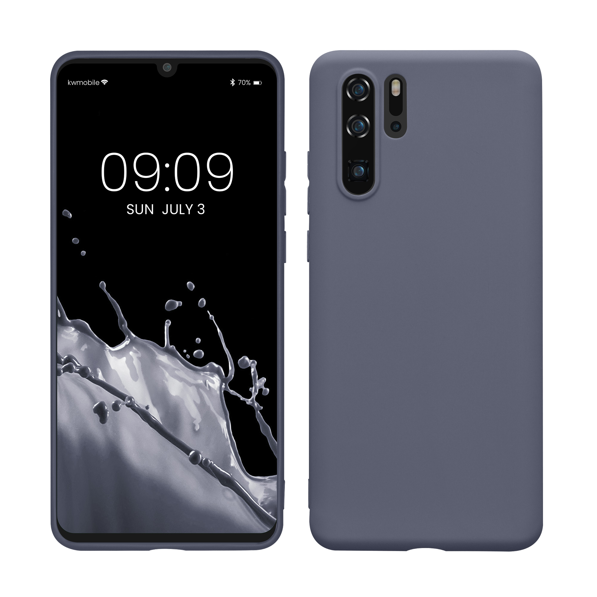 Kryt na mobil Huawei P30 Pro kwmobile - modrošedá