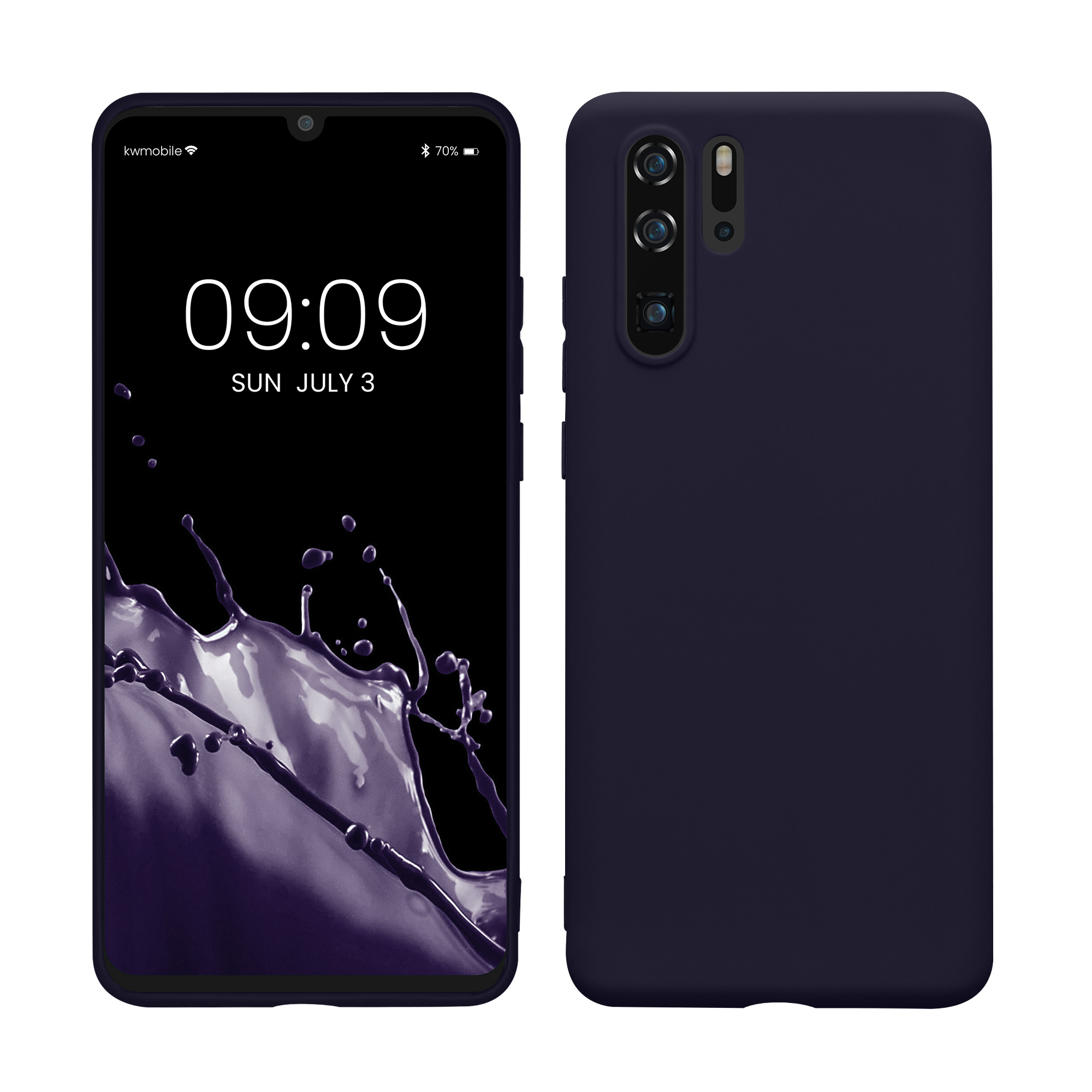 Kryt na mobil Huawei P30 Pro kwmobile - tmavě modrá Deep Ocean