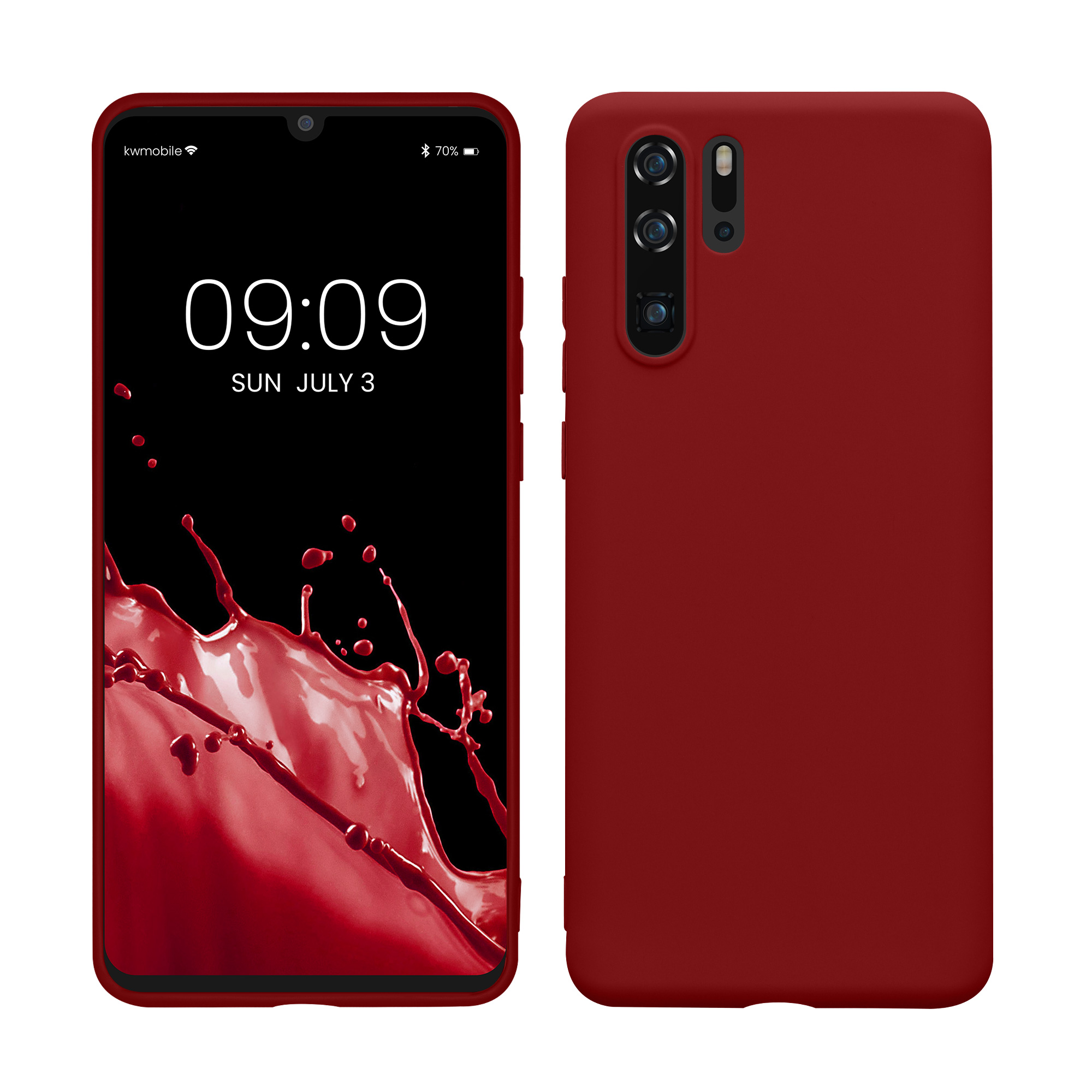 Kryt na mobil Huawei P30 Pro kwmobile - rhubarb červená