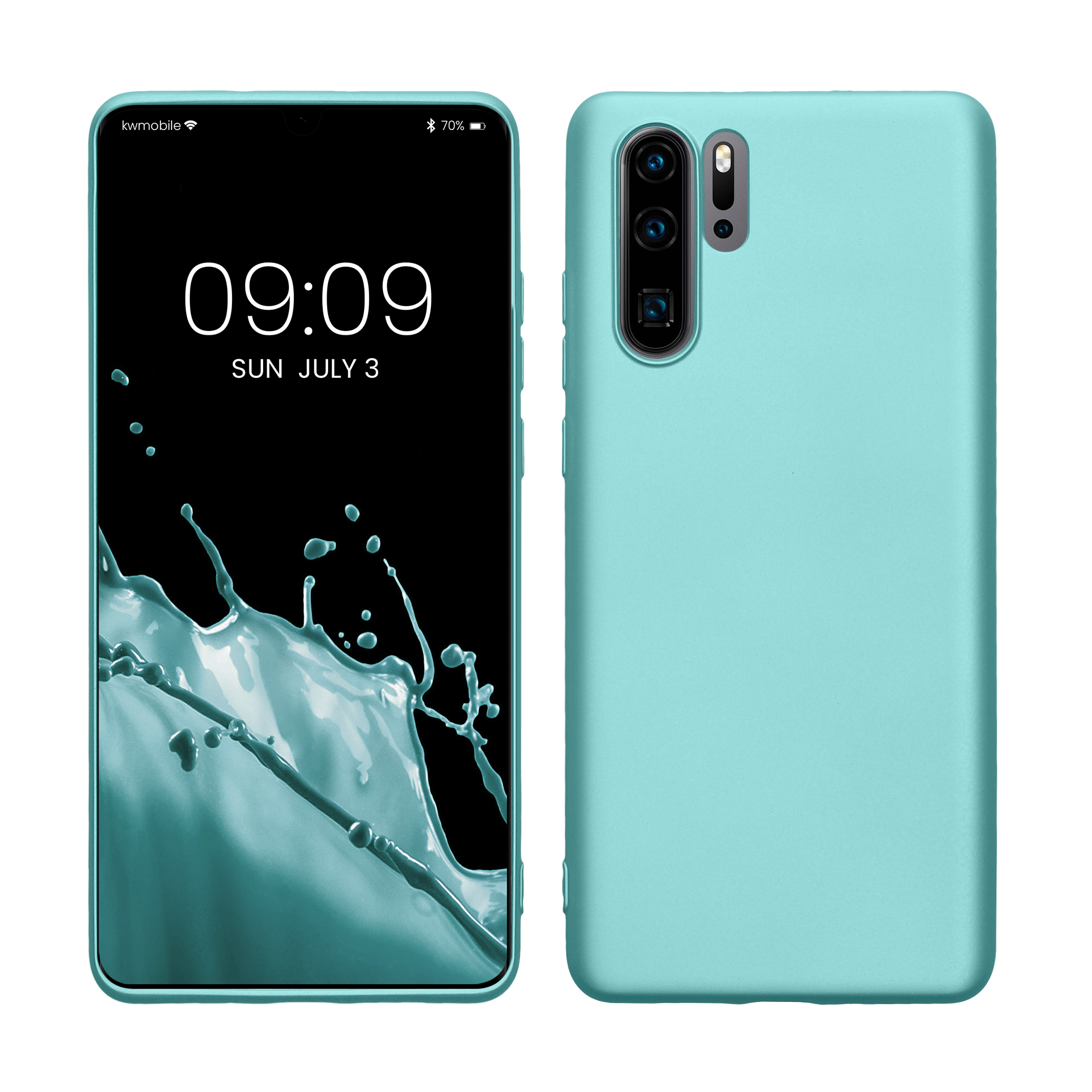 Kryt kwmobile Huawei P30 Pro, metalická mátově zelená