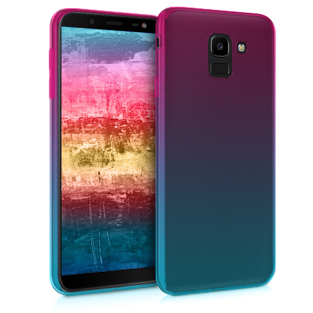 Kryt na mobil Samsung Galaxy J6 kwmobile TPU transparentní