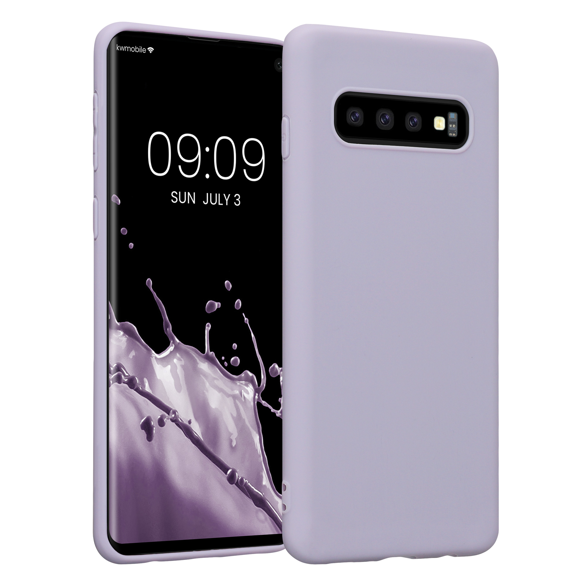 Kryt na mobil Samsung Galaxy S10 kwmobile TPU levandulový