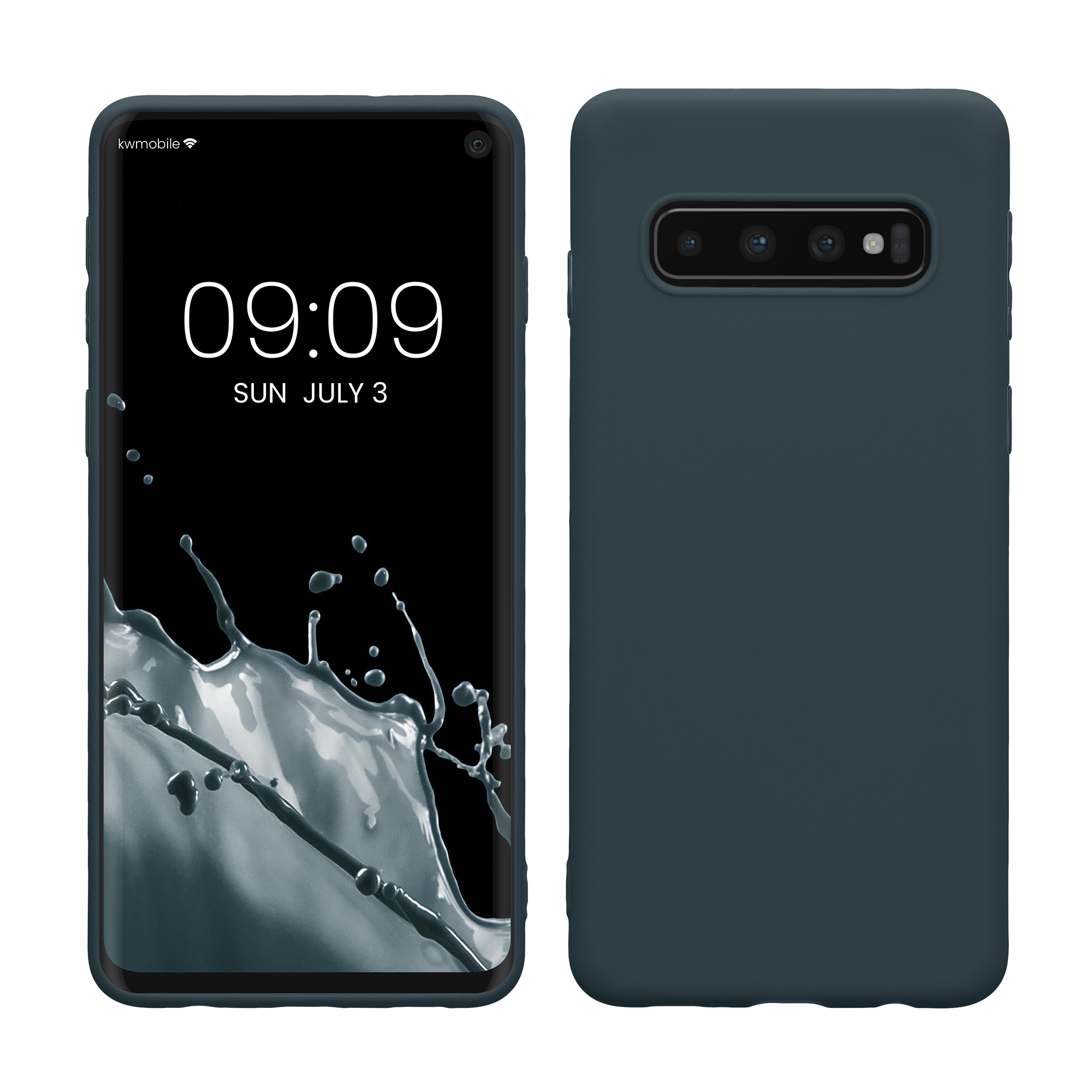 Kryt na mobil Samsung Galaxy S10 kwmobile TPU tmavě břidlicový