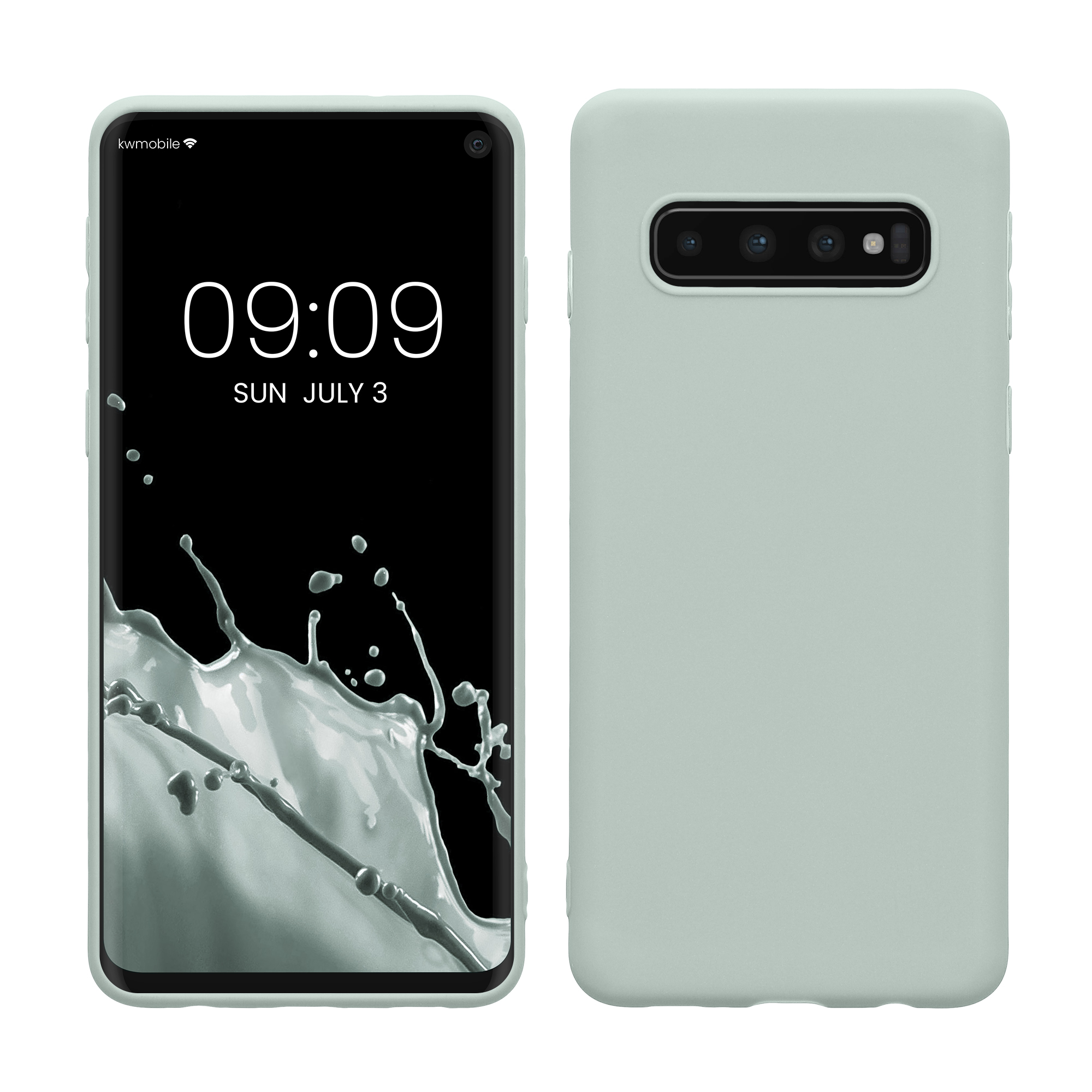 Kryt na mobil Samsung Galaxy S10 kwmobile TPU mintový