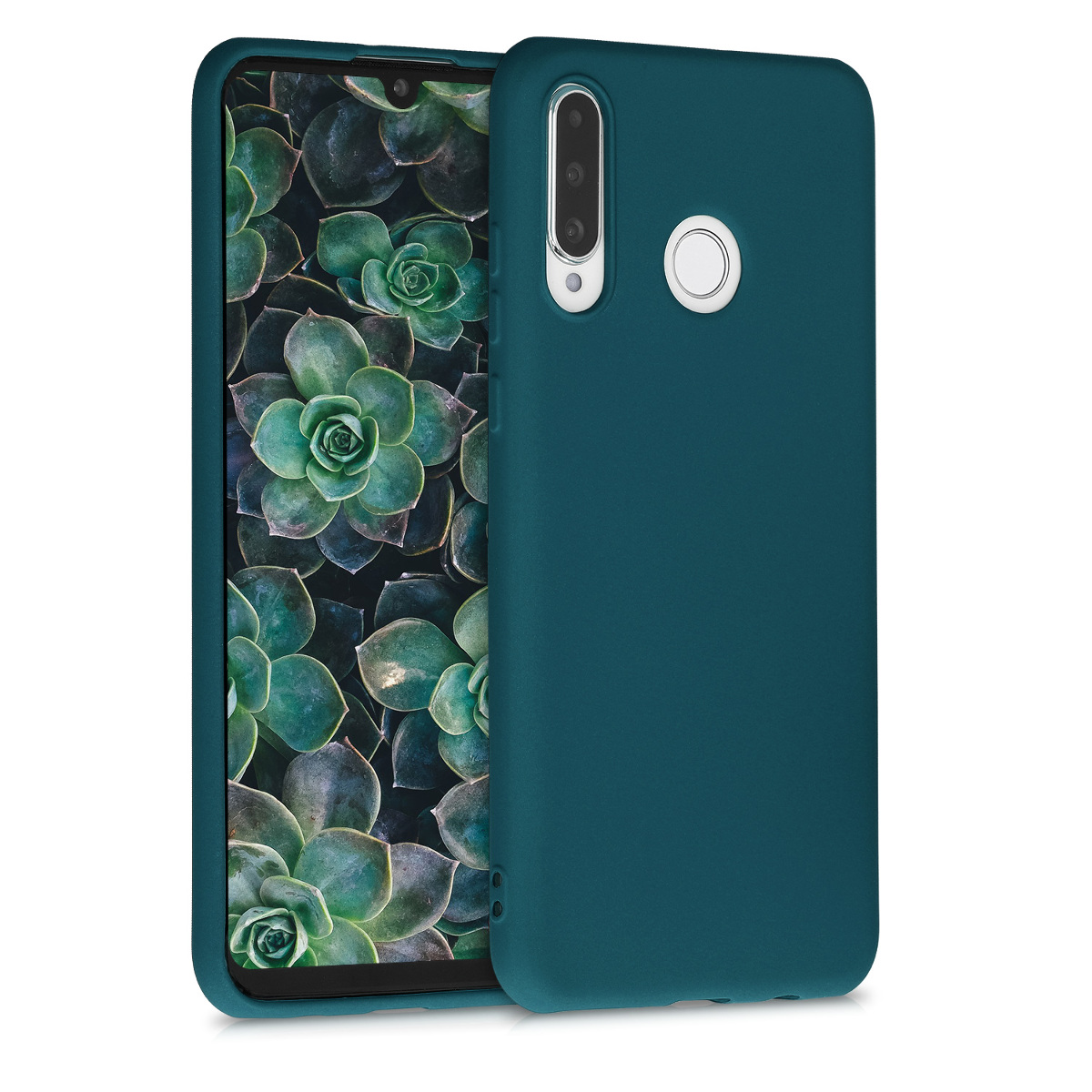Kryt kwmobile Huawei P30 Lite, metalická petrolejová
