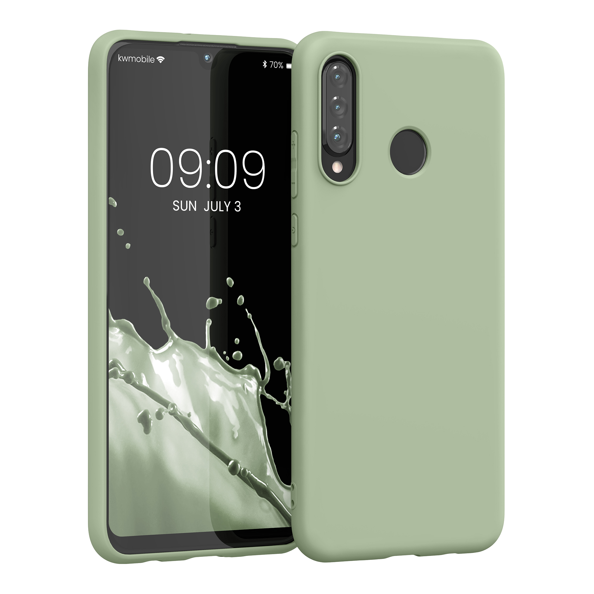 Kryt kwmobile Huawei P30 Lite, šedozelená