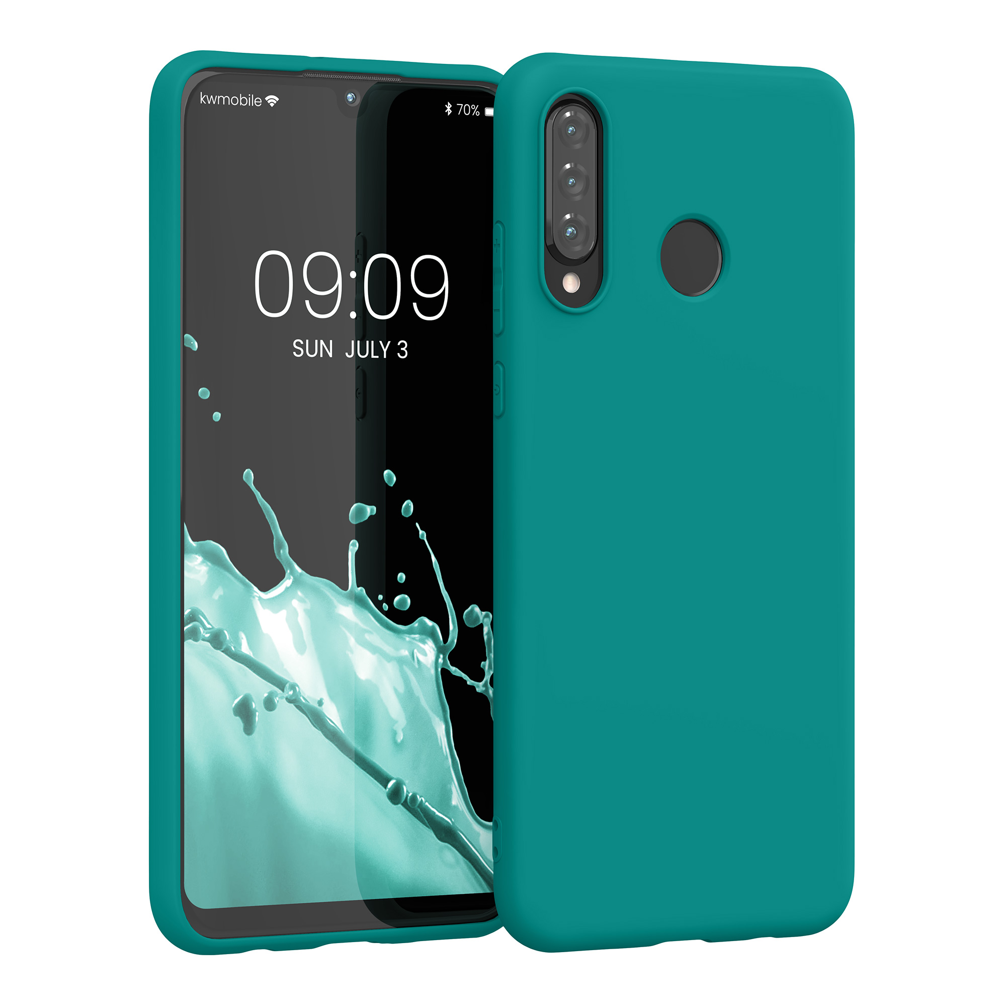 Pouzdro pro Huawei P30 Lite kwmobile TPU - matná petrolejová
