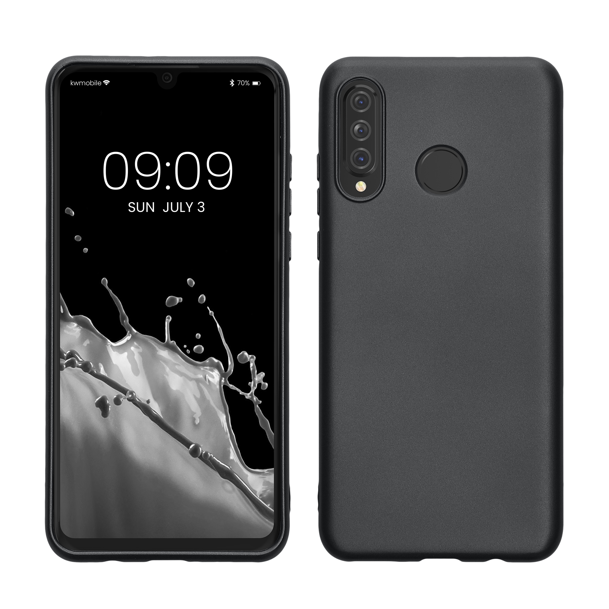 Kryt kwmobile Huawei P30 Lite, metalická šedá
