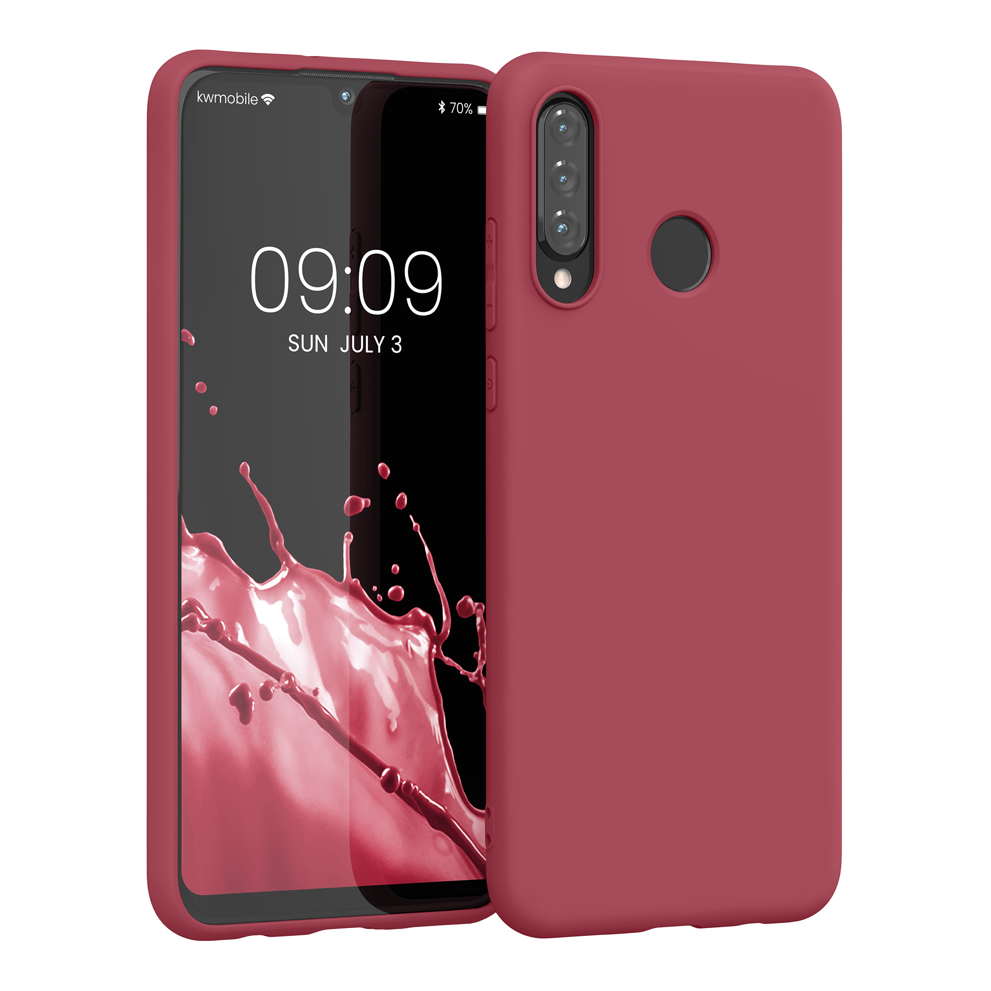 Kryt kwmobile Huawei P30 Lite, tmavě růžová